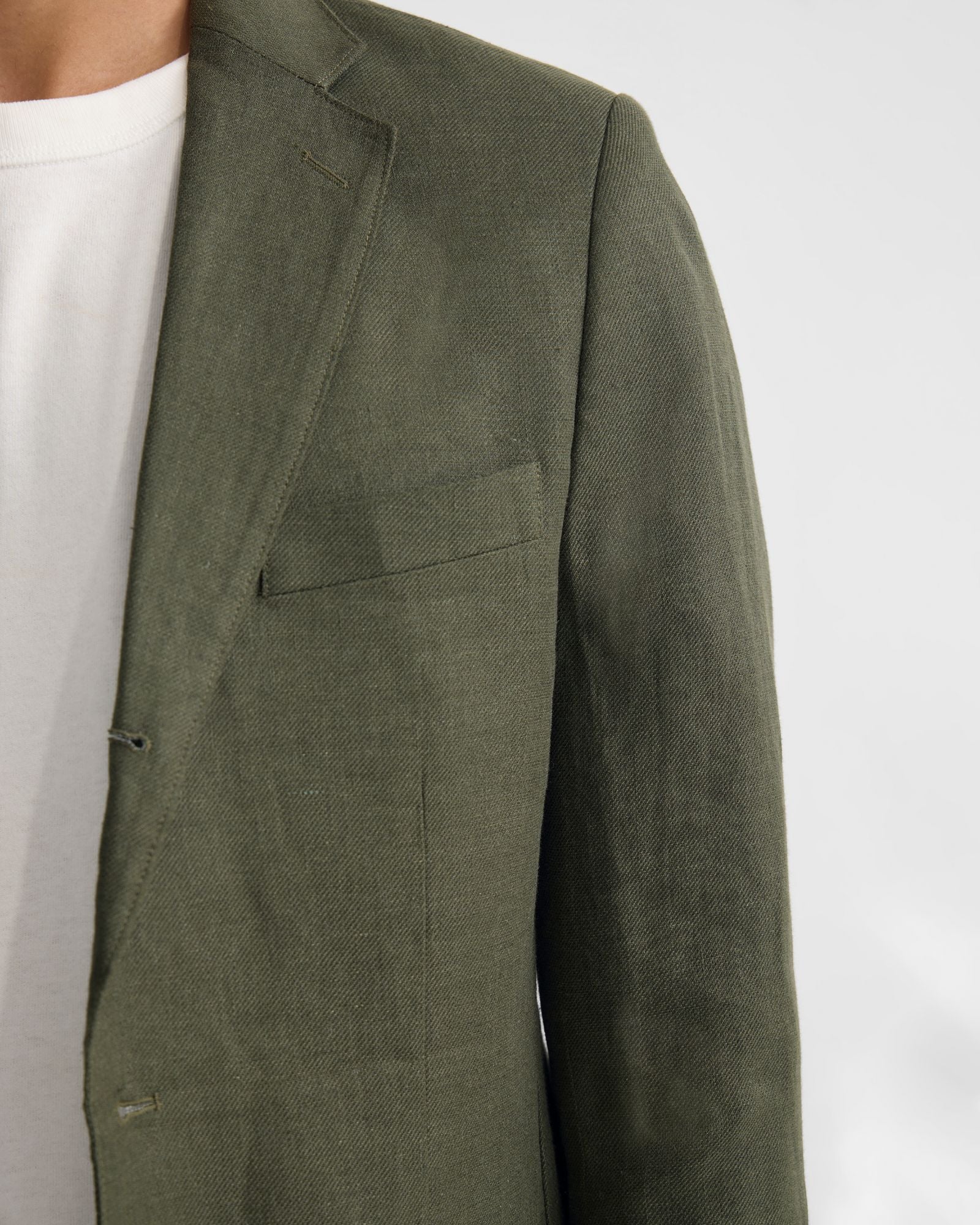 3 Button Linen Milton Blazer - Image 14