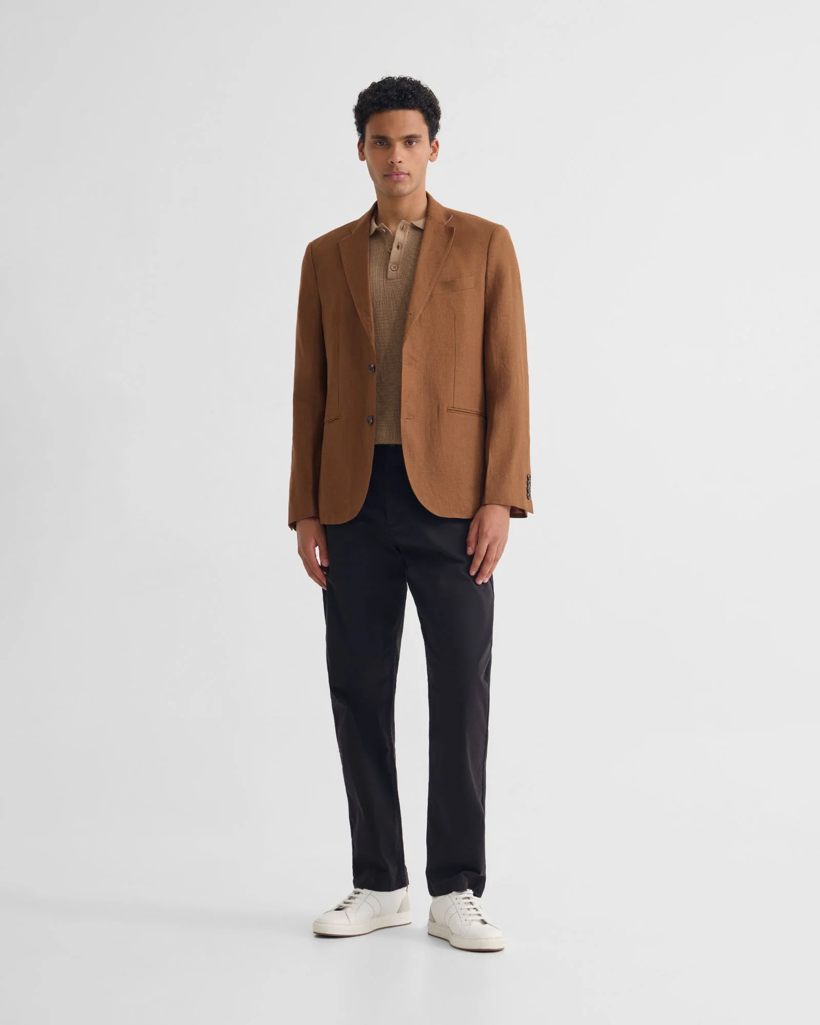 3 Button Linen Milton Blazer - Image 16