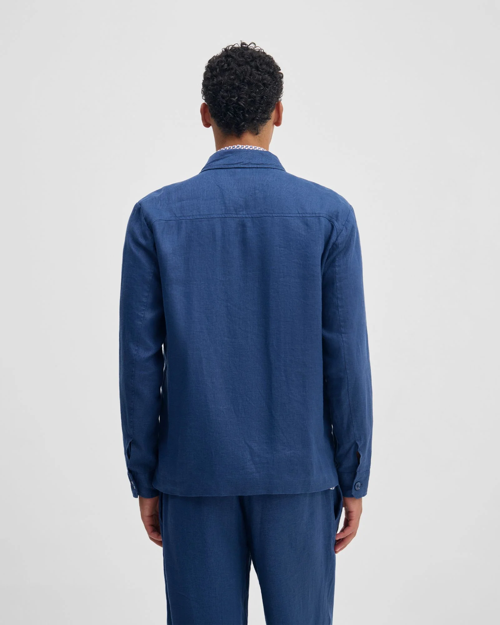 Adem Linen Zip Bomber - Image 4