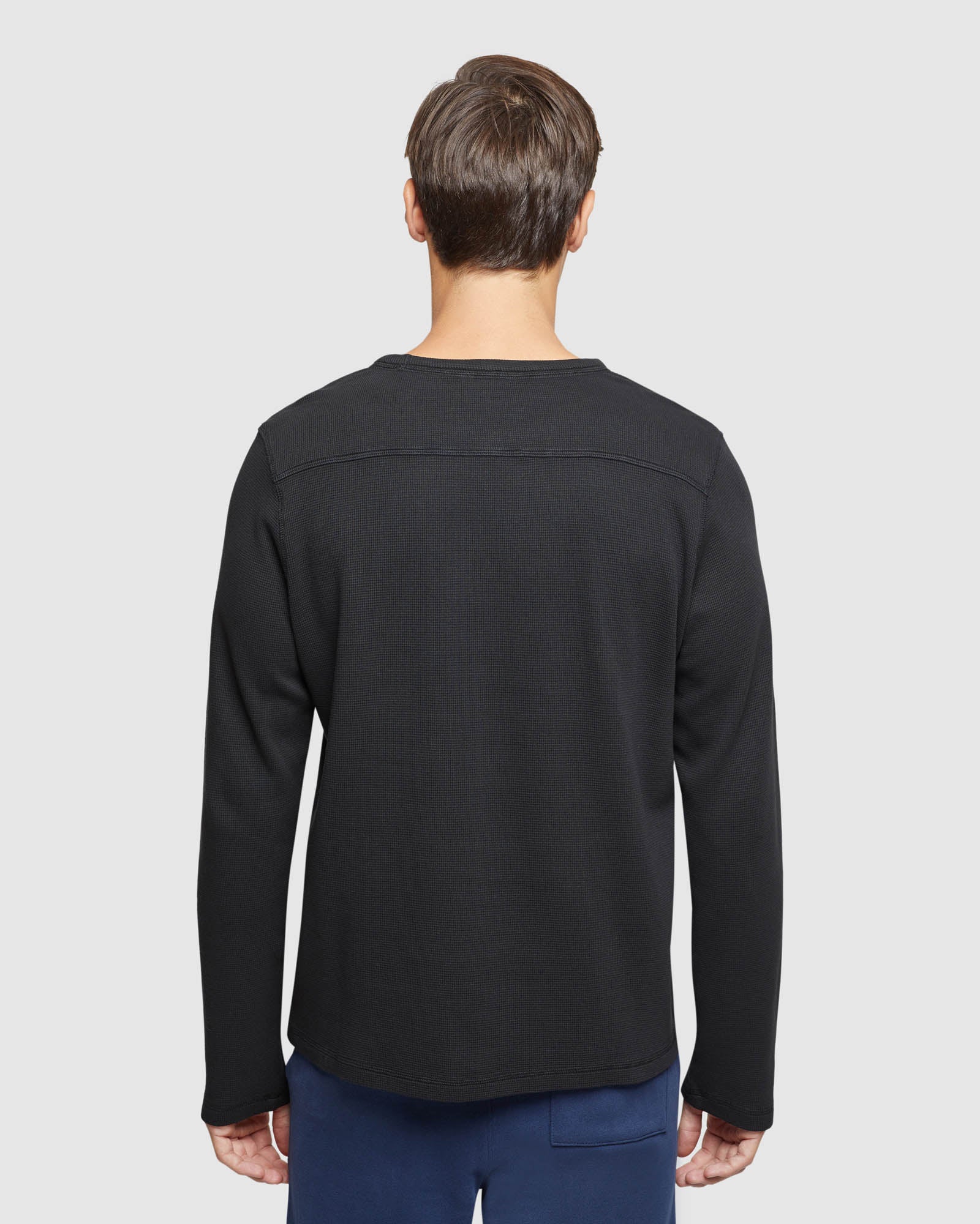 Albert Waffle Crew Neck Long Sleeve Tee - Image 21