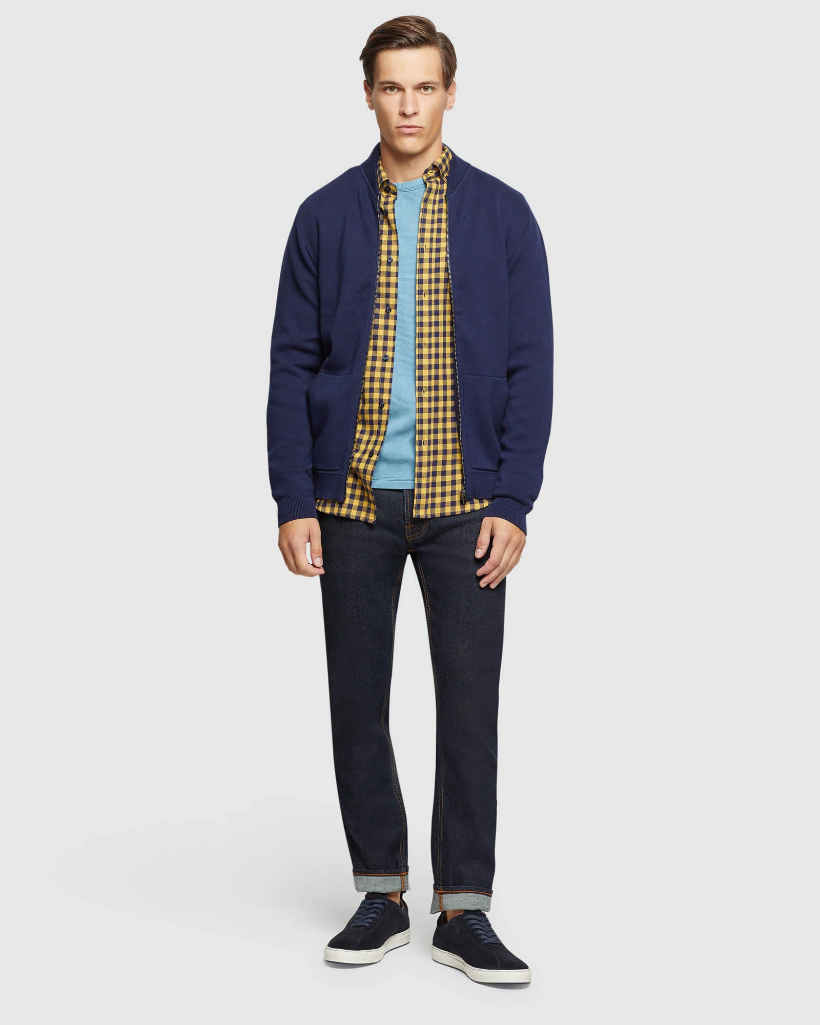 Albert Waffle Crew Neck Long Sleeve Tee - Image 5