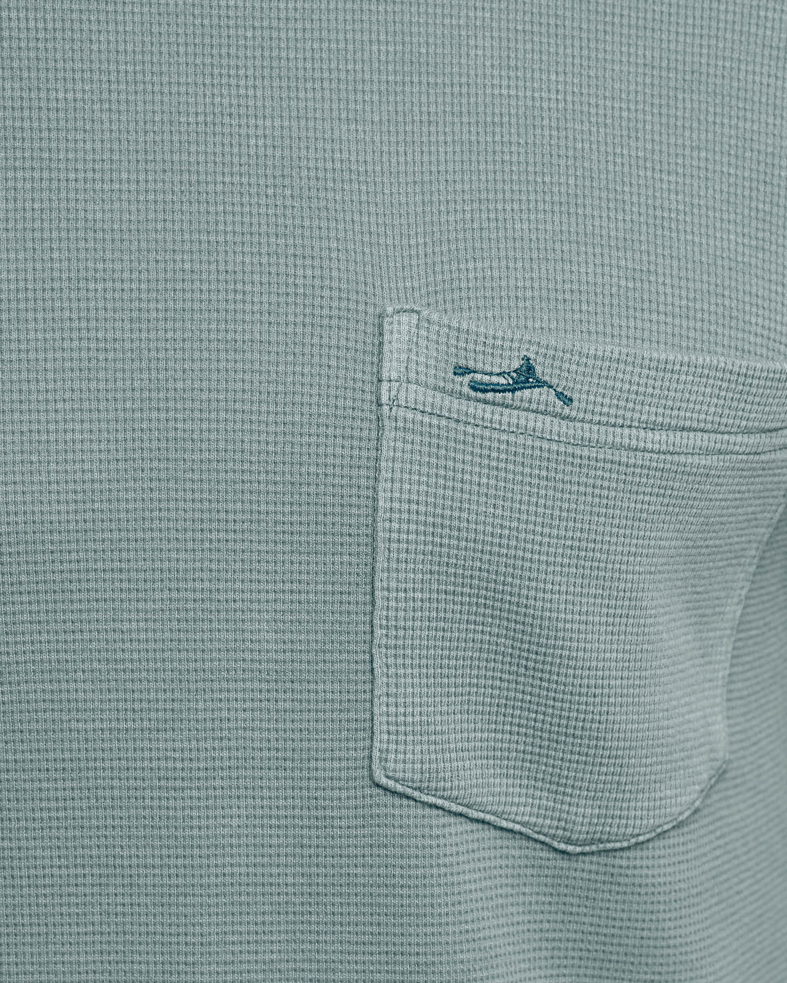 Albert Waffle Crew Neck Long Sleeve Tee - Image 6