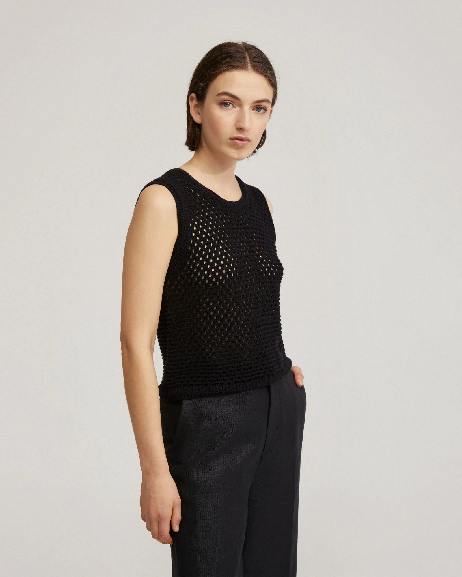 Amalfi Open Knit Tank - Image 2