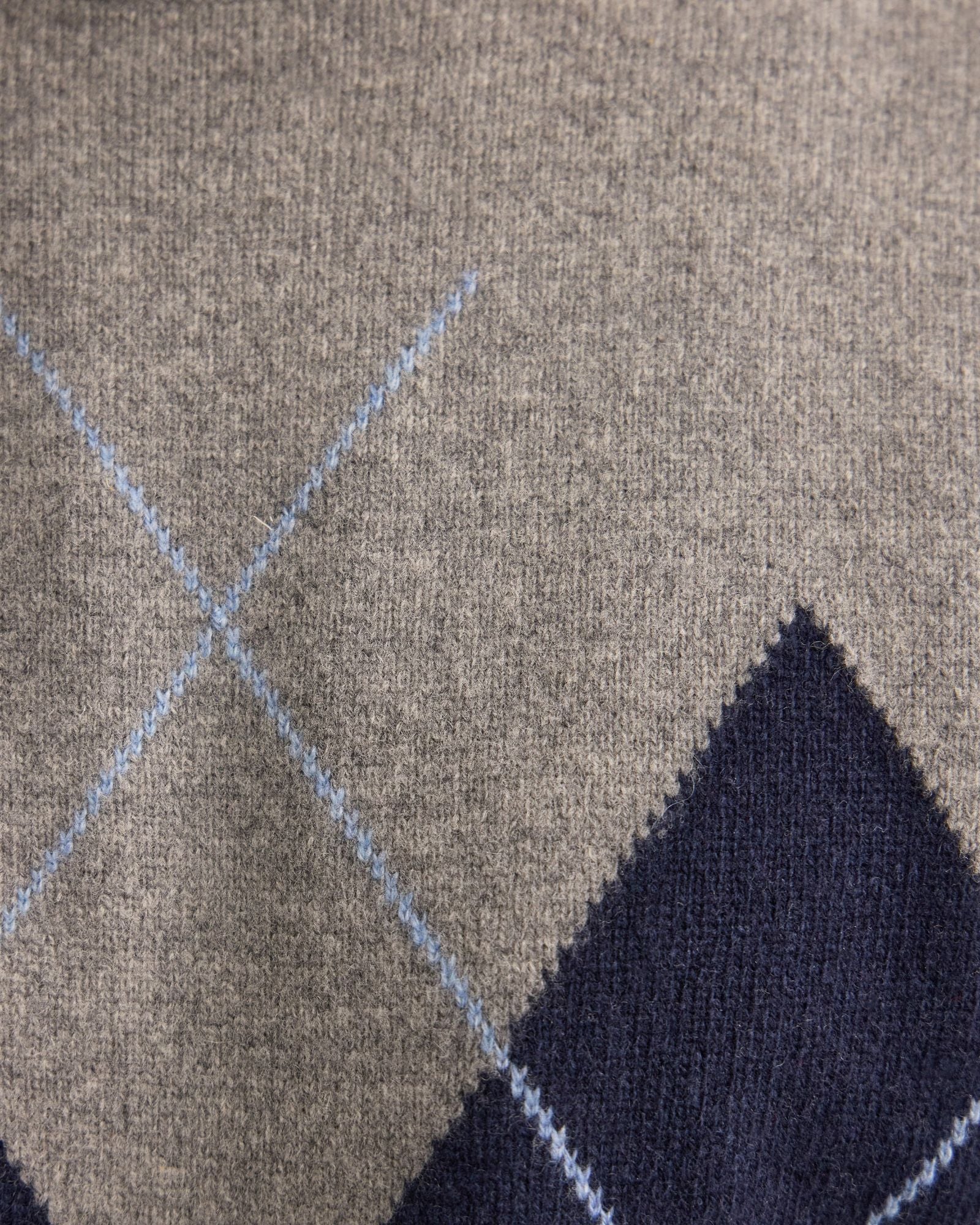 Anton Wool Argyle Crew Neck - Image 6