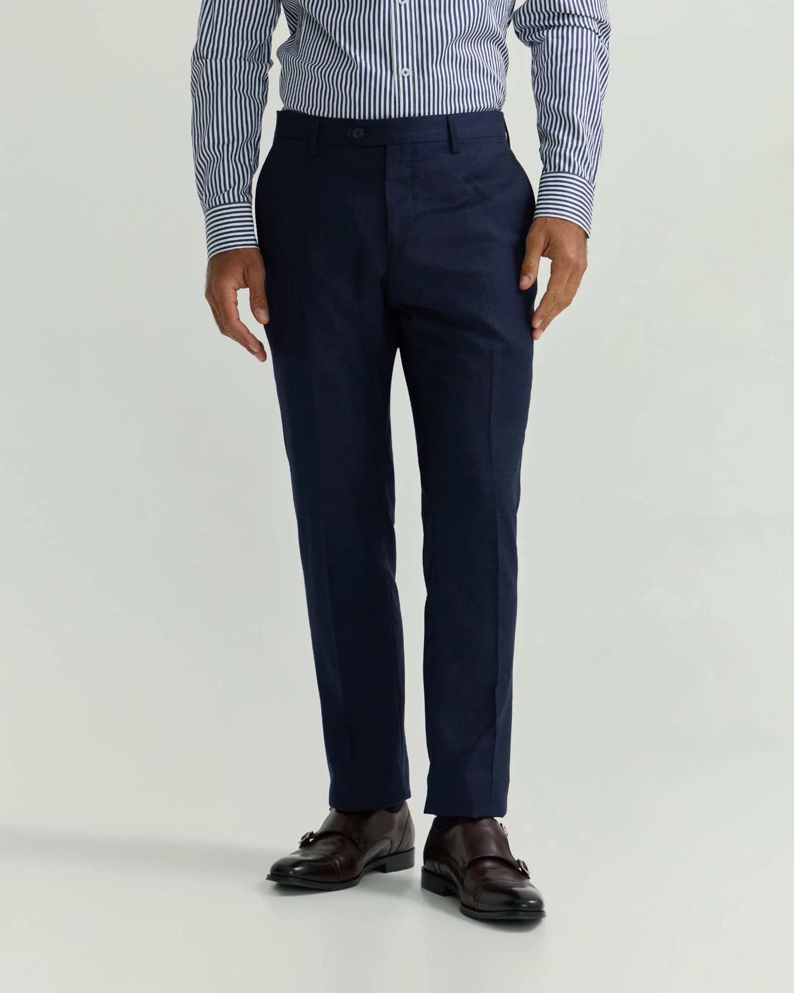 Auden Wool Checked Suit Trouser
