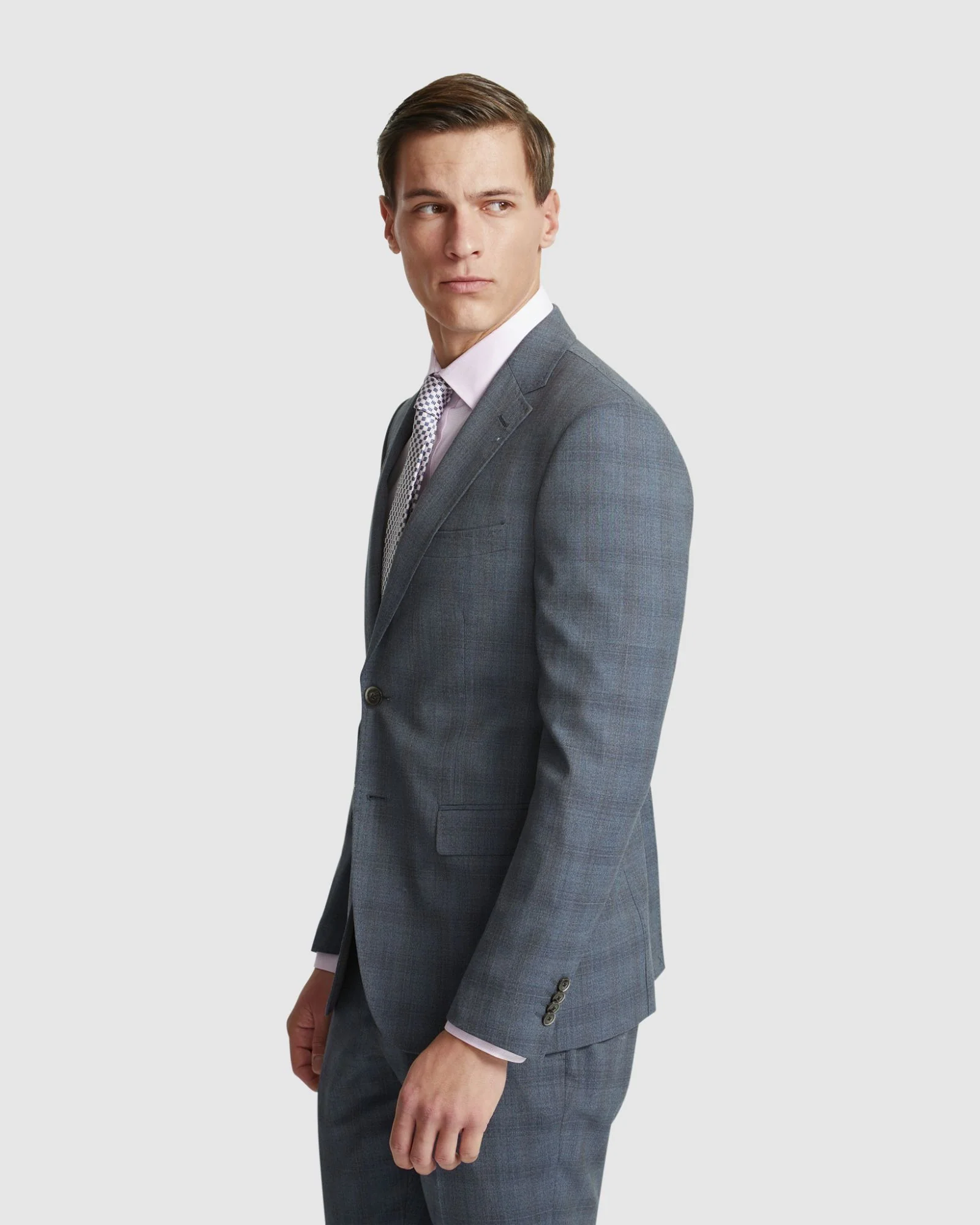 Auden Wool Check Suit Jacket - Image 2