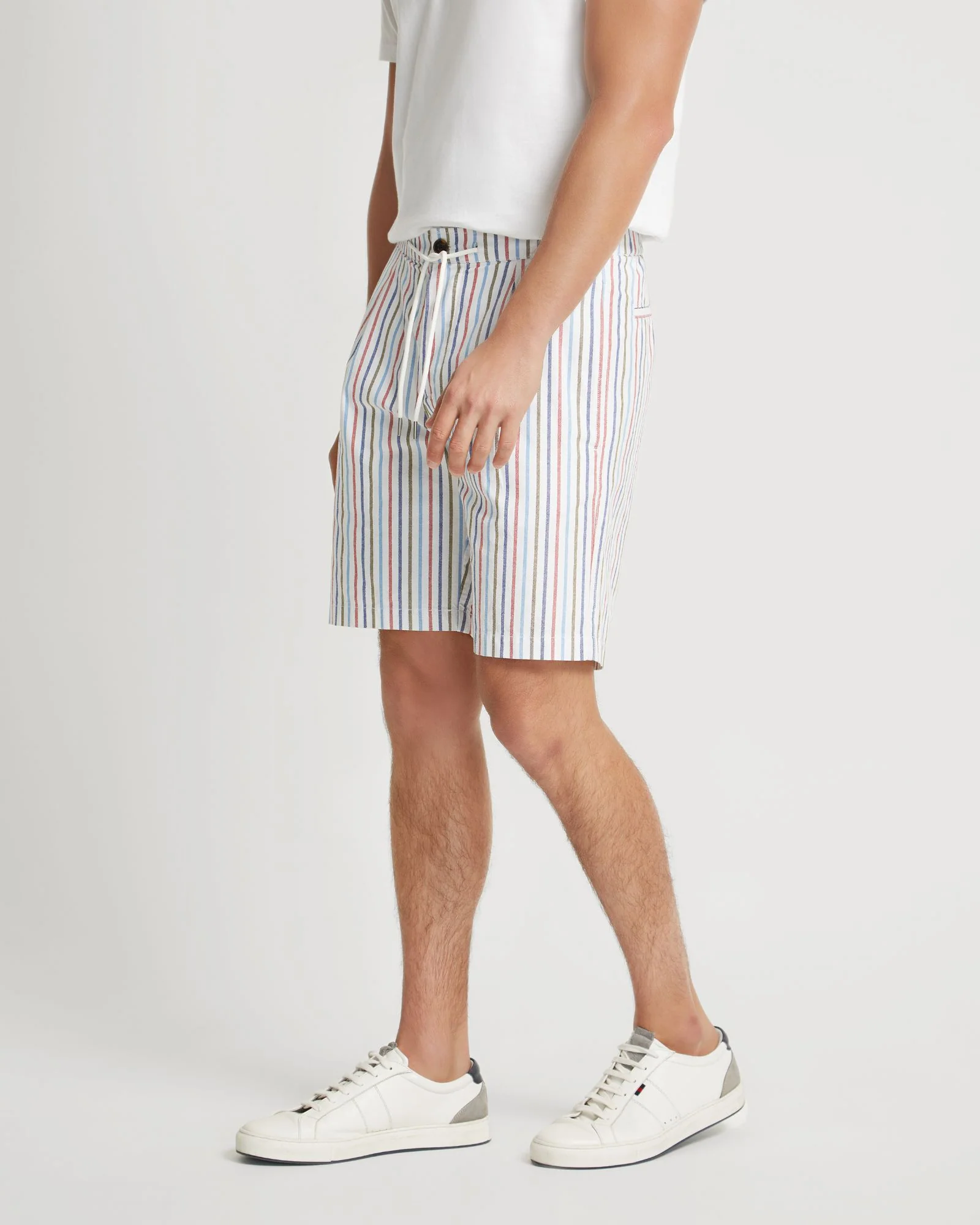 Barney Cotton Stripe Shorts - Image 2