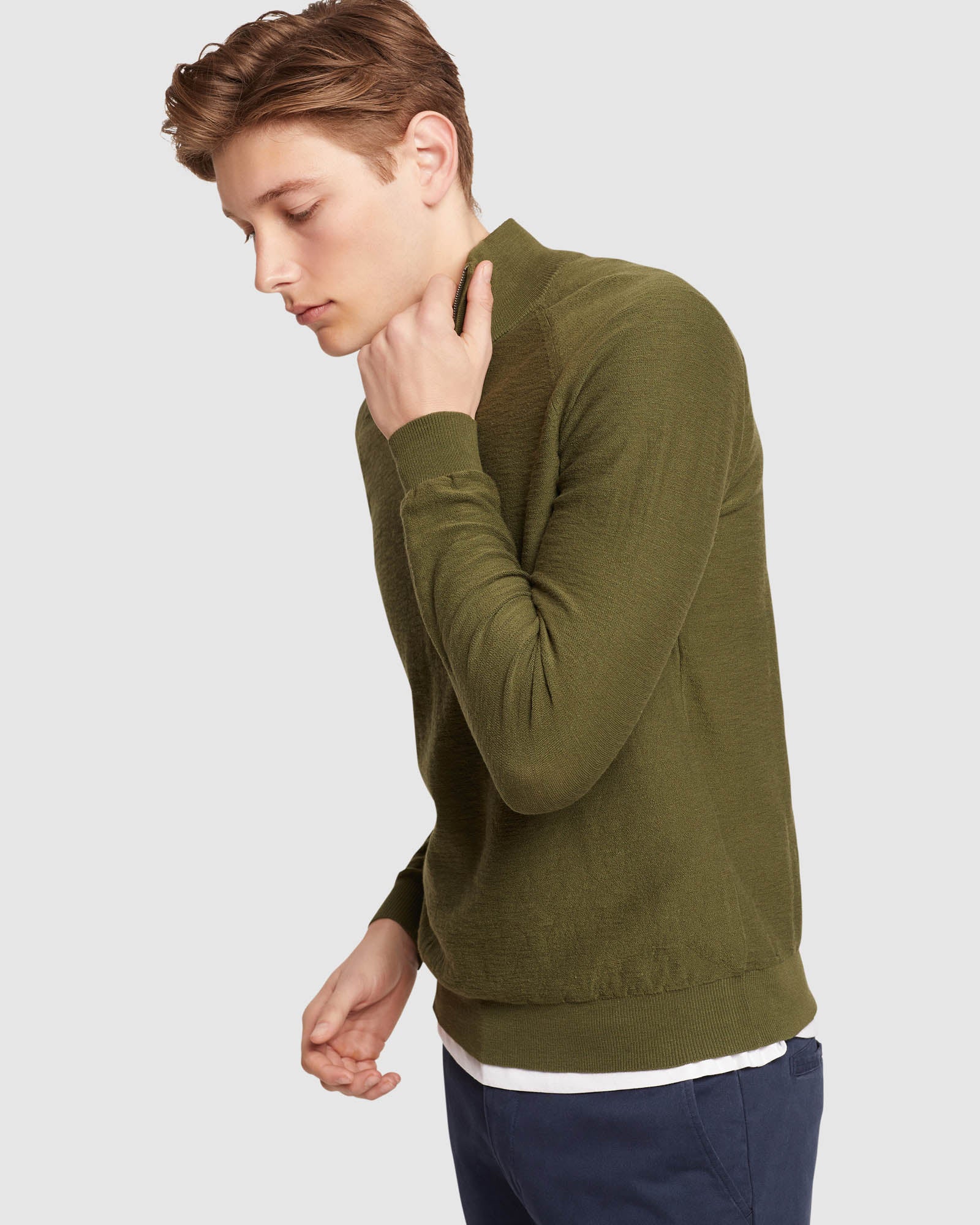 Bart Zip Neck Knit - Image 11