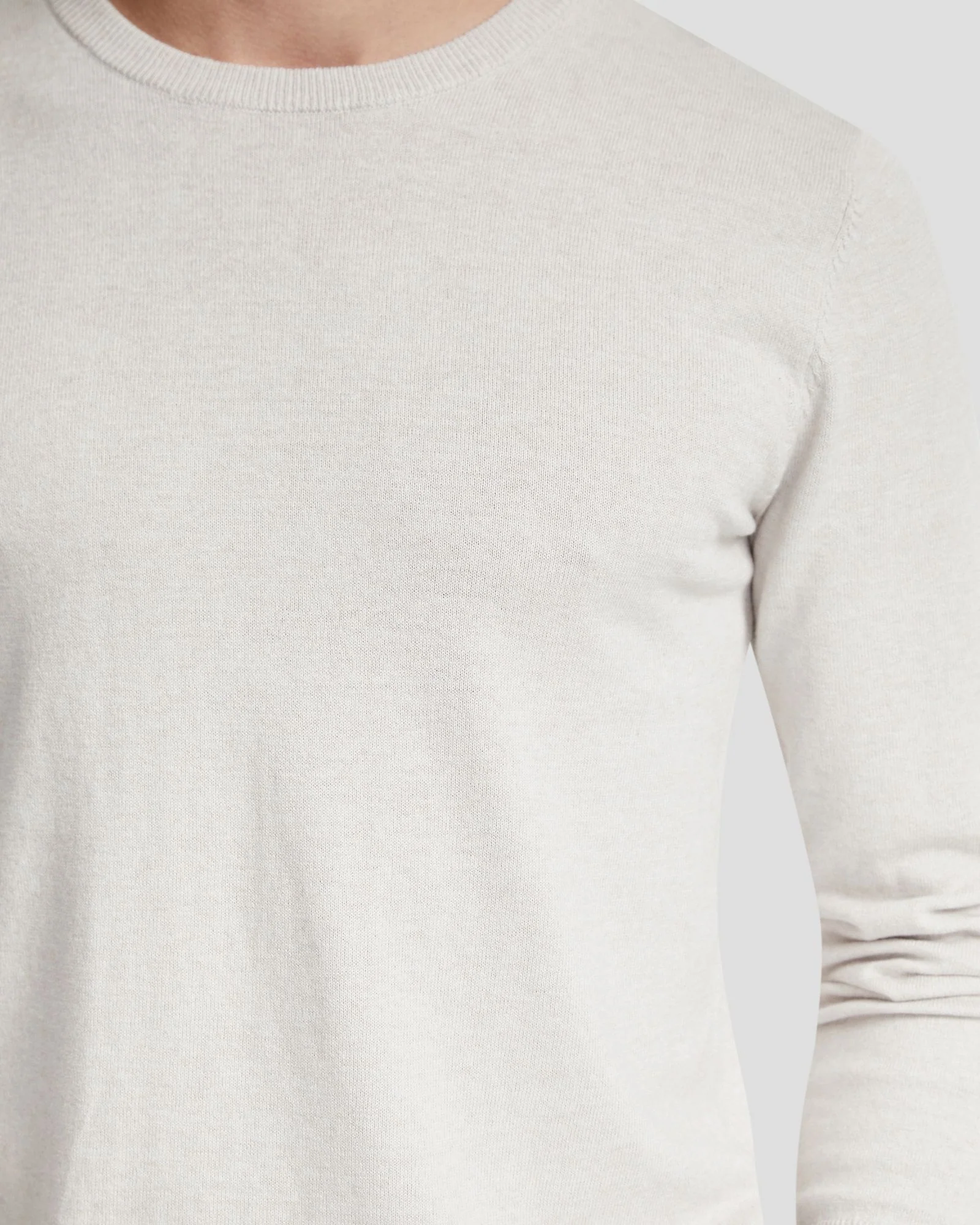 Basic Crew Neck Cashmere Blend Top - Image 30