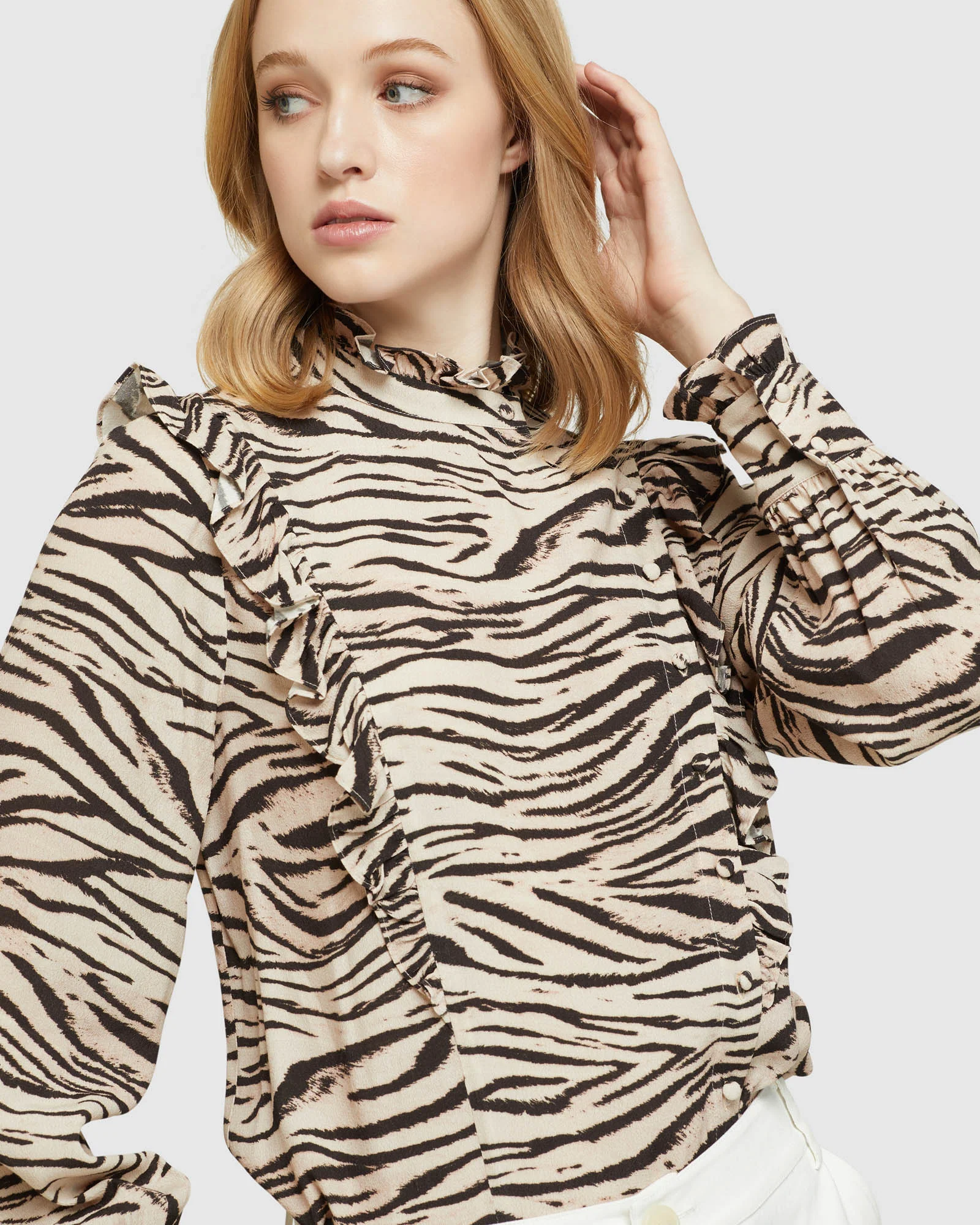 Beccy Animal Print Top - Image 4