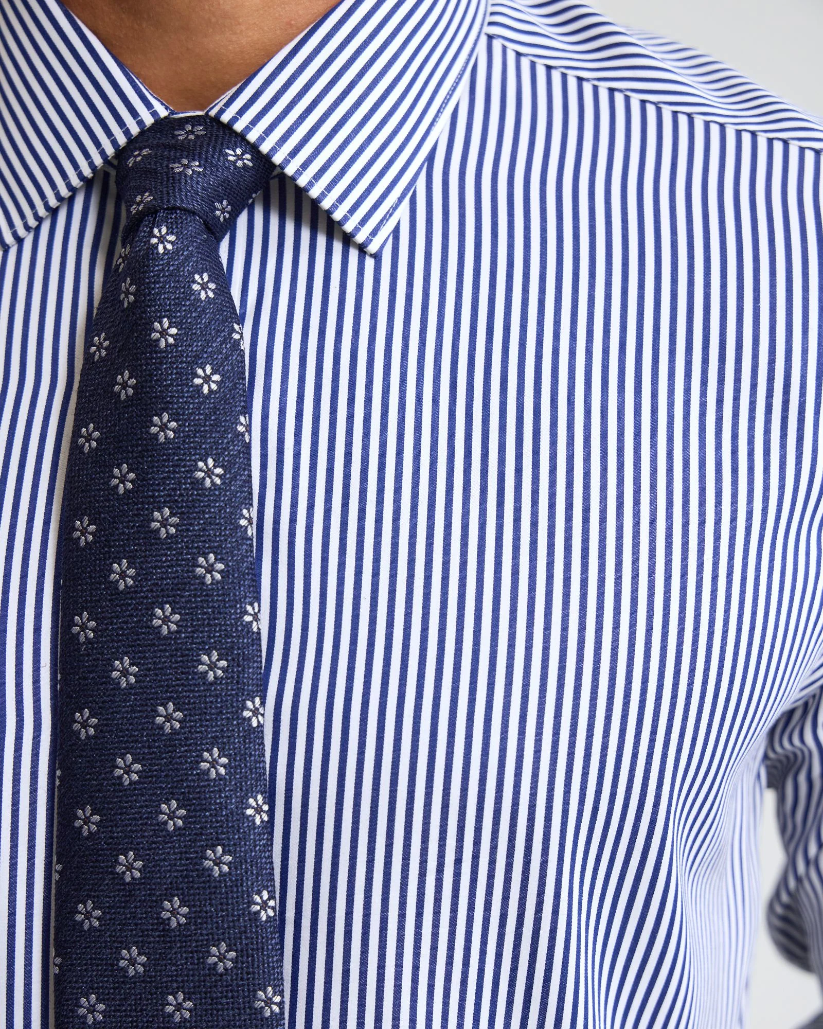 Beckton Stripe Slim Fit Luxury Shirt - Image 15