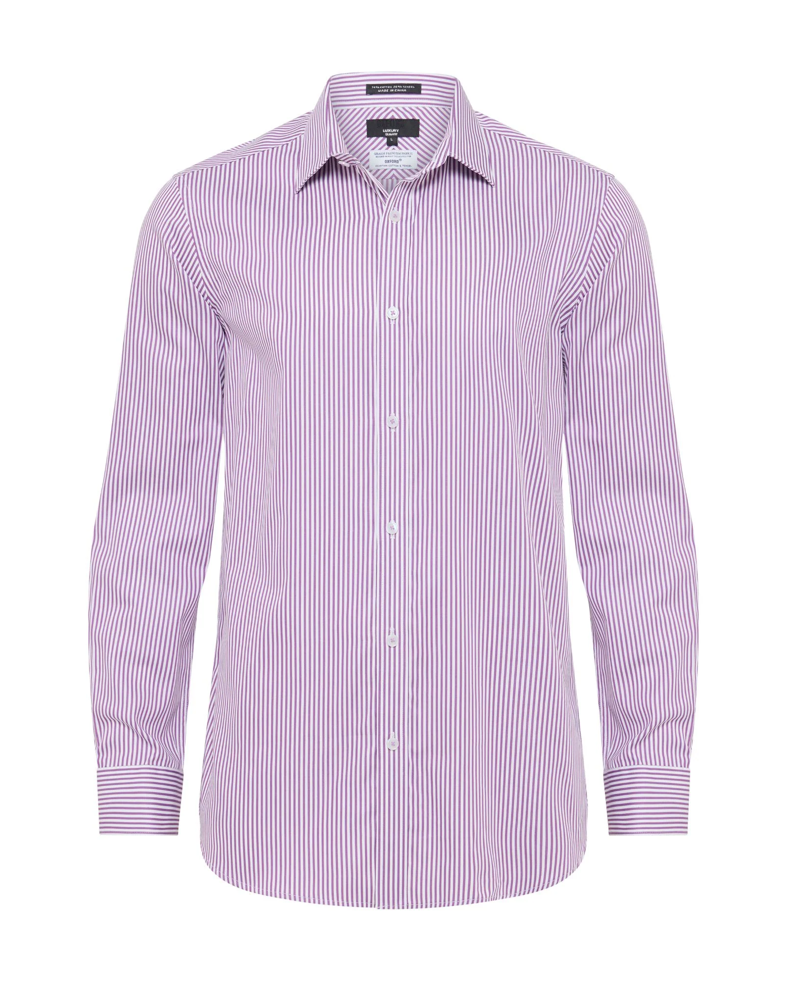 Beckton Stripe Slim Fit Luxury Shirt - Image 16