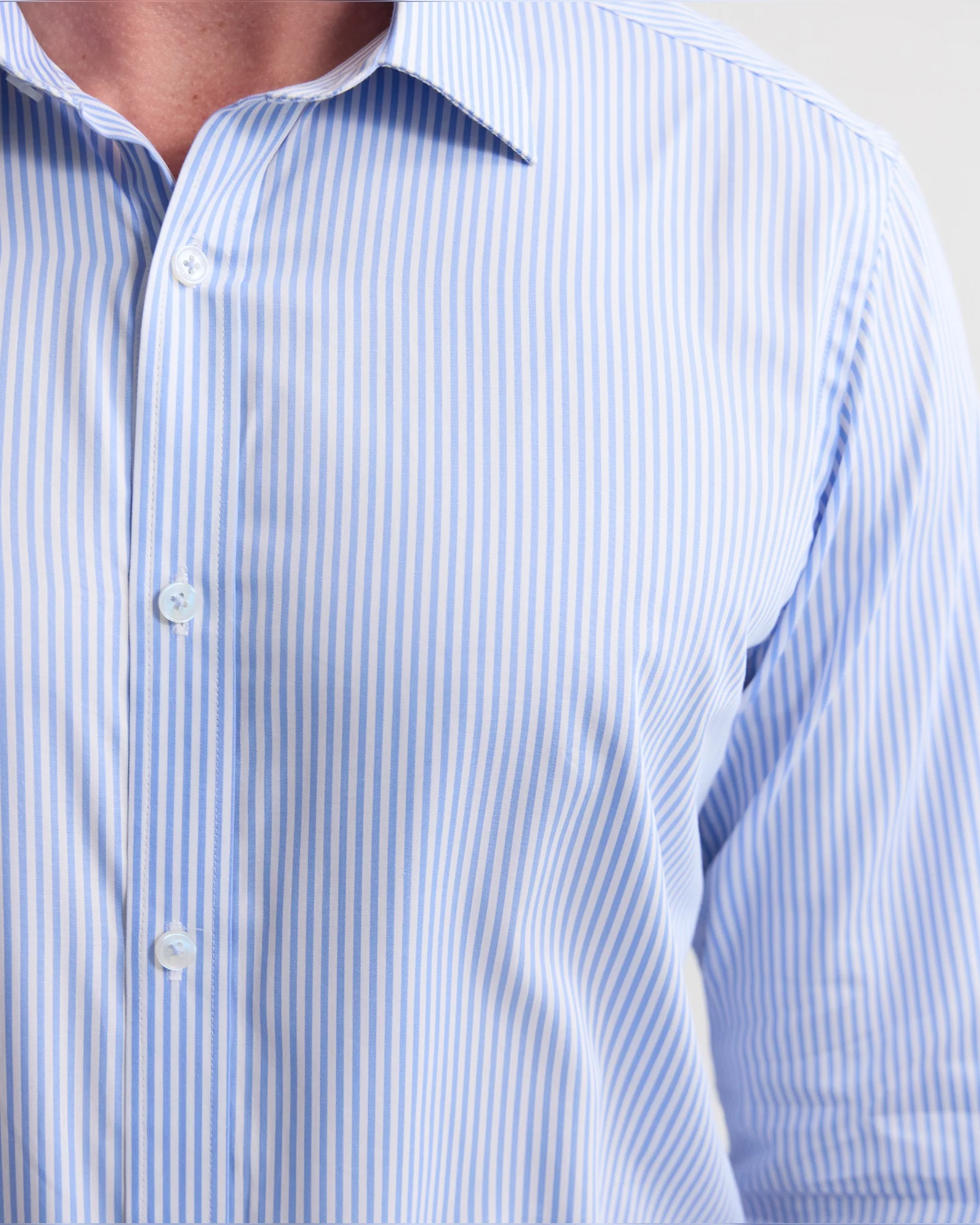 Beckton Stripe Slim Fit Luxury Shirt - Image 8