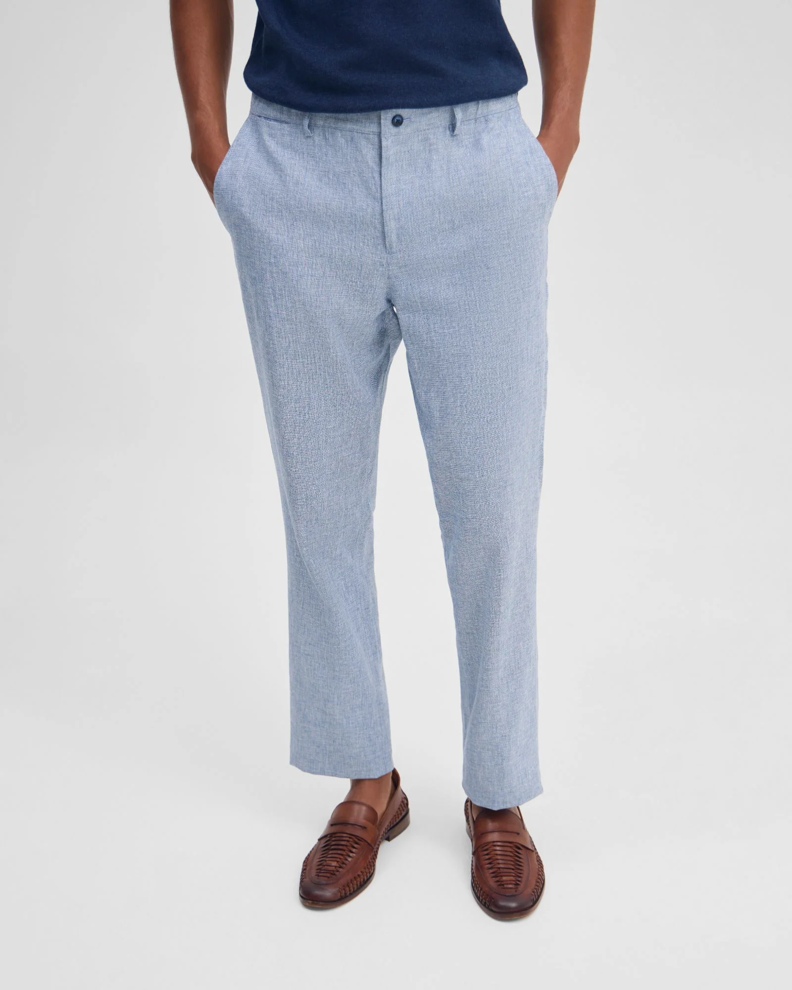Benjamin Linen Blend Relax Trousers - Image 5