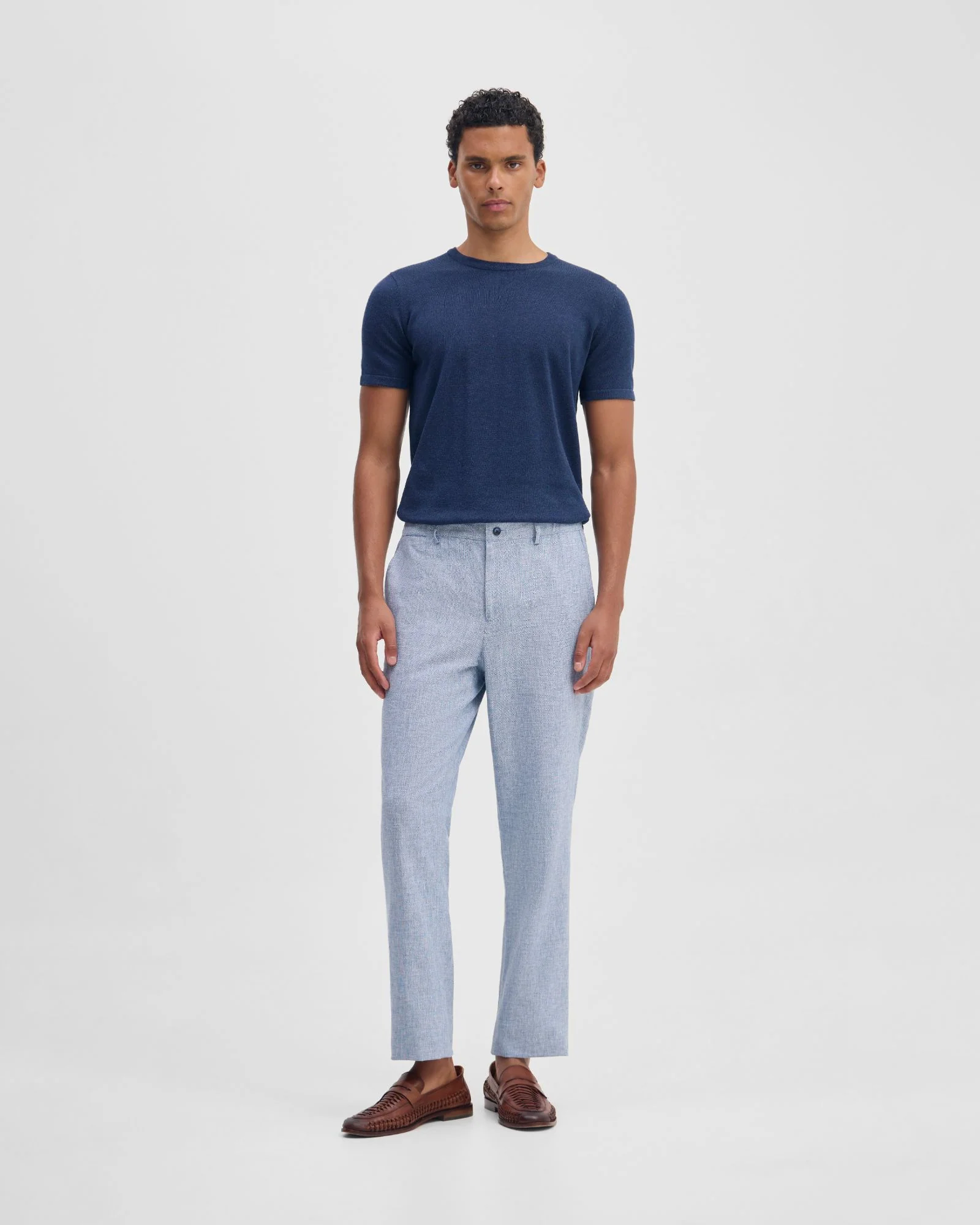 Benjamin Linen Blend Relax Trousers - Image 8