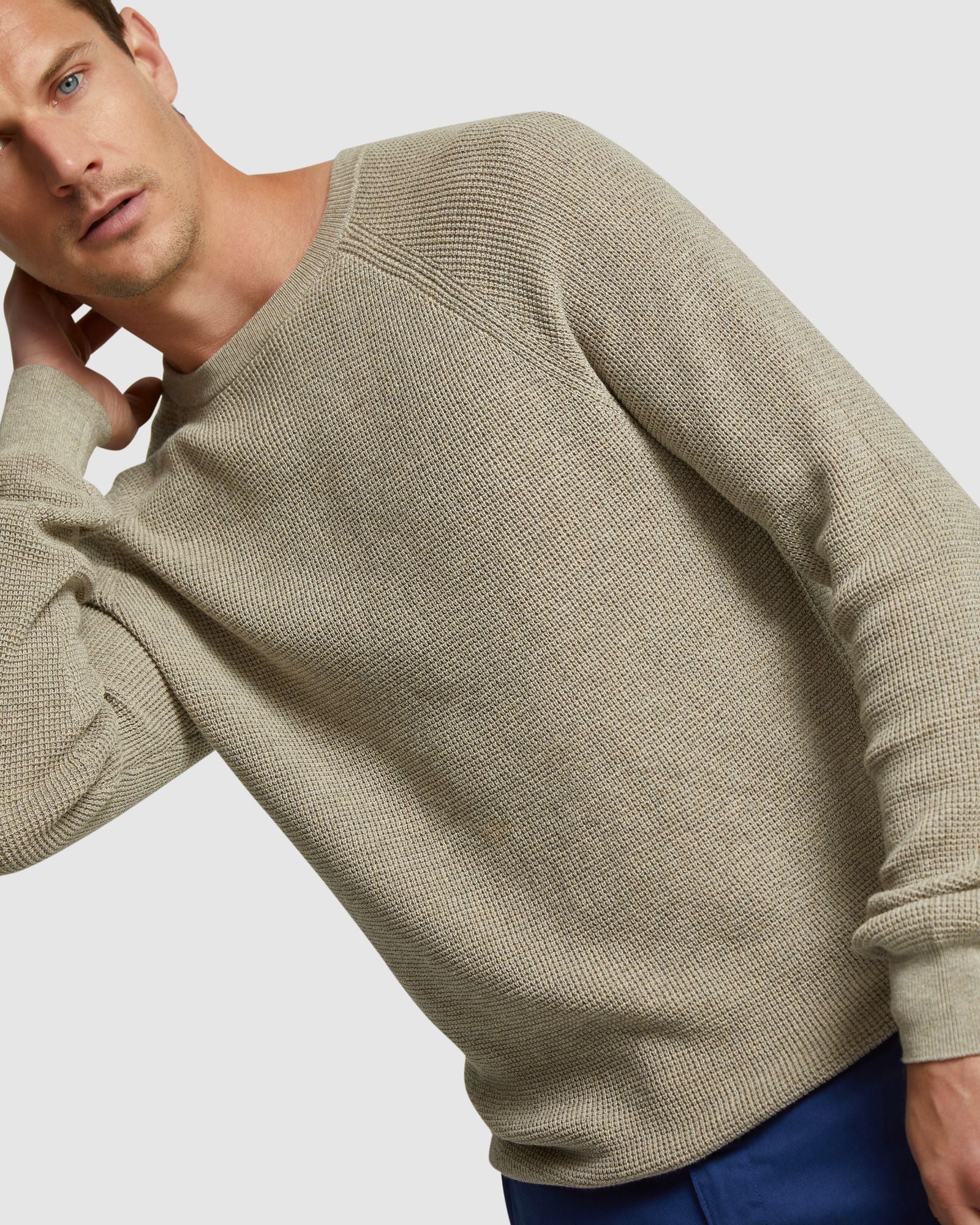 Billy Waffle Cotton Cashmere Knit - Image 10