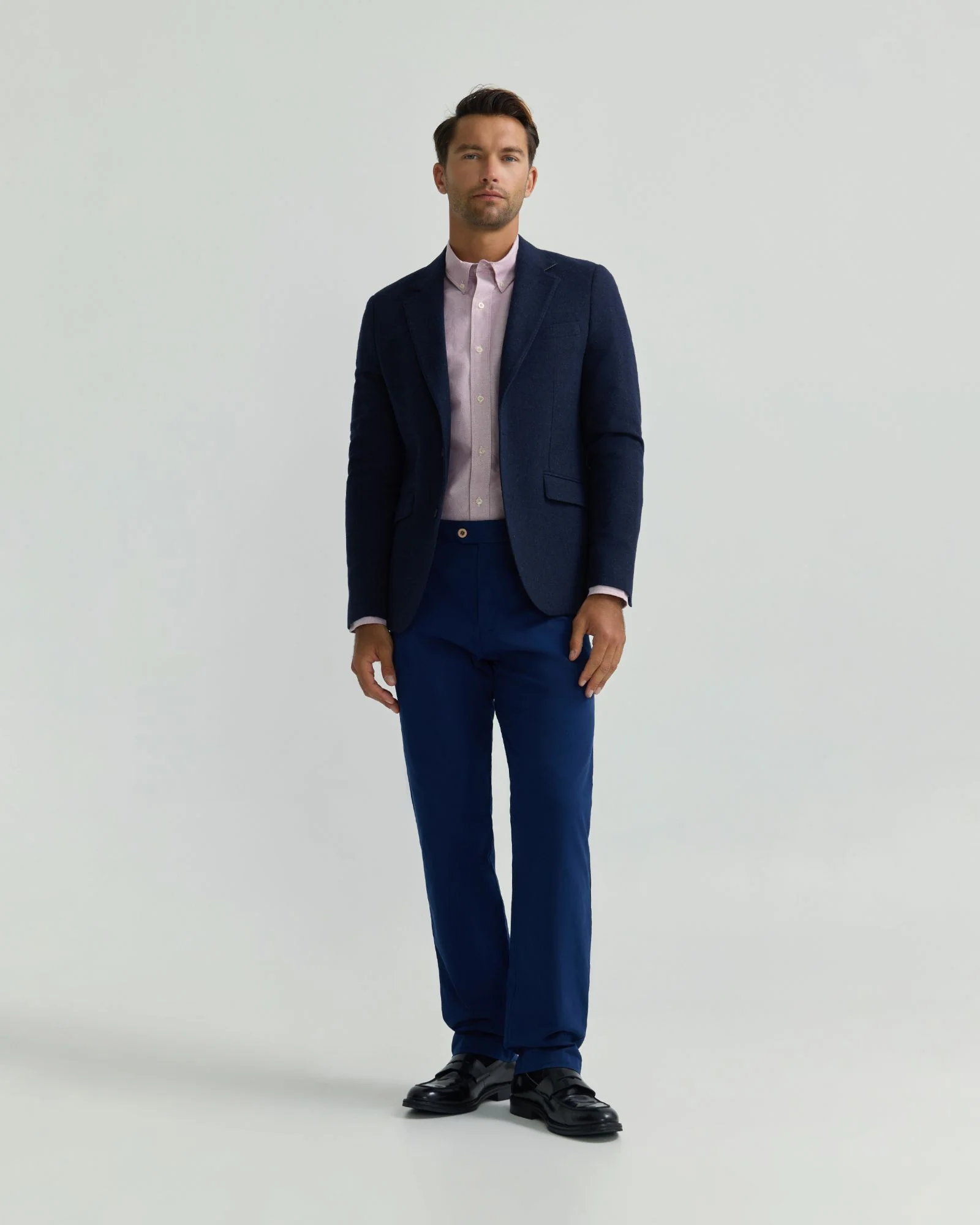 Blake Herringbone Wool Blazer