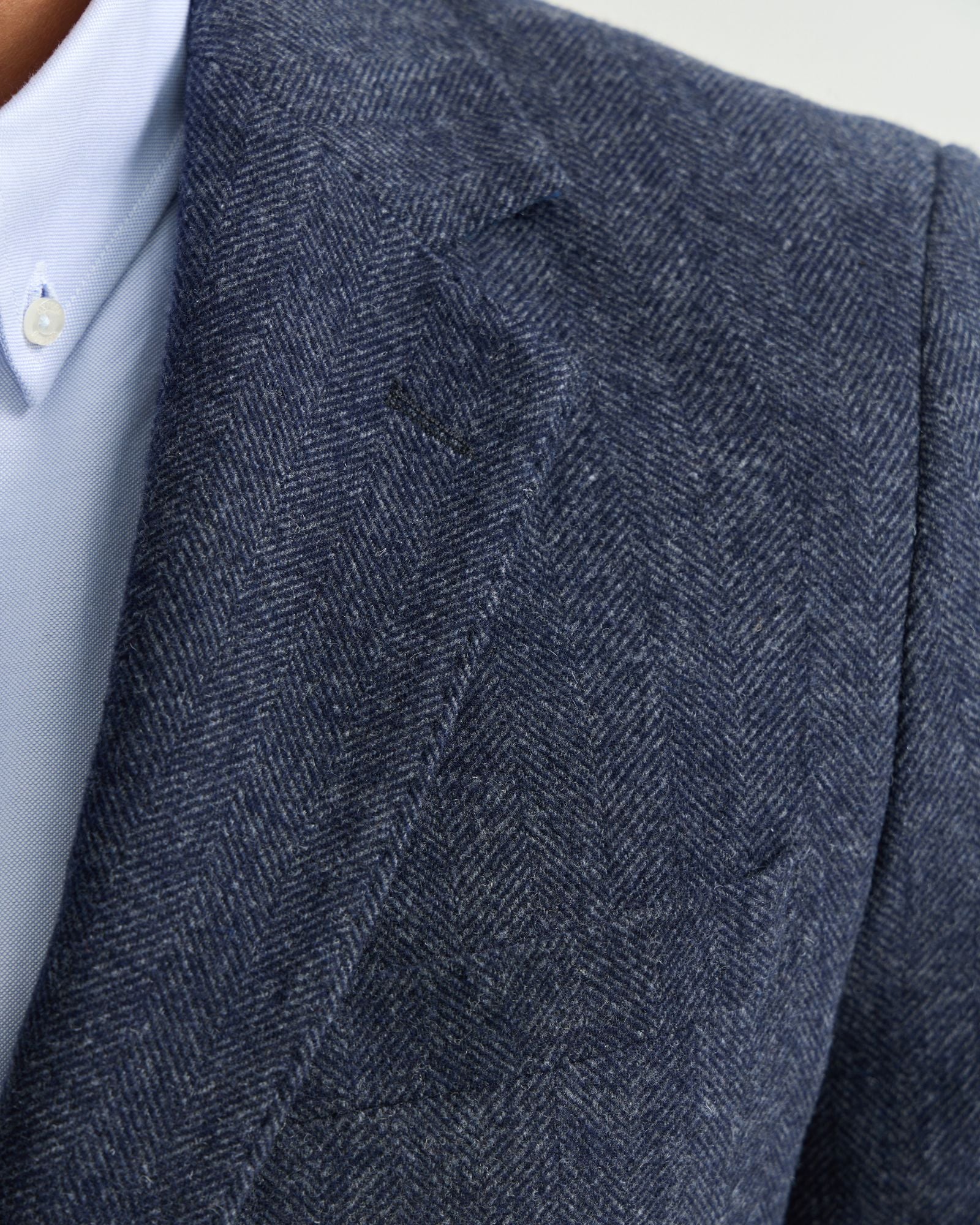 Blake Herringbone Wool Blazer - Image 17