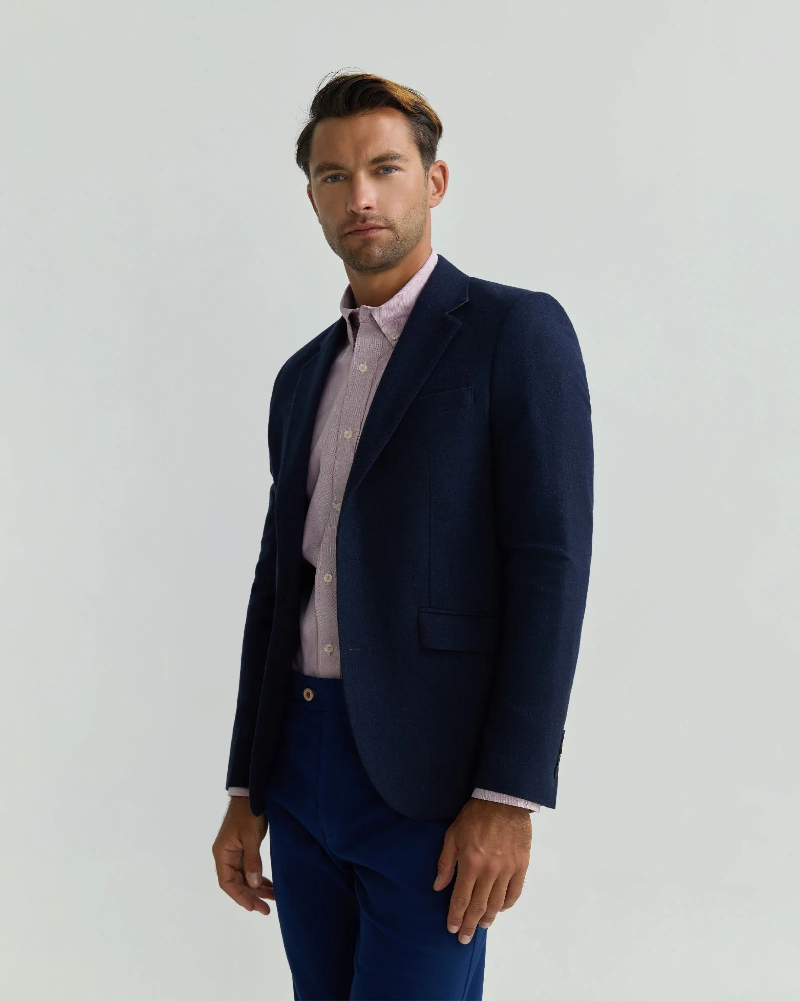 Blake Herringbone Wool Blazer - Image 2
