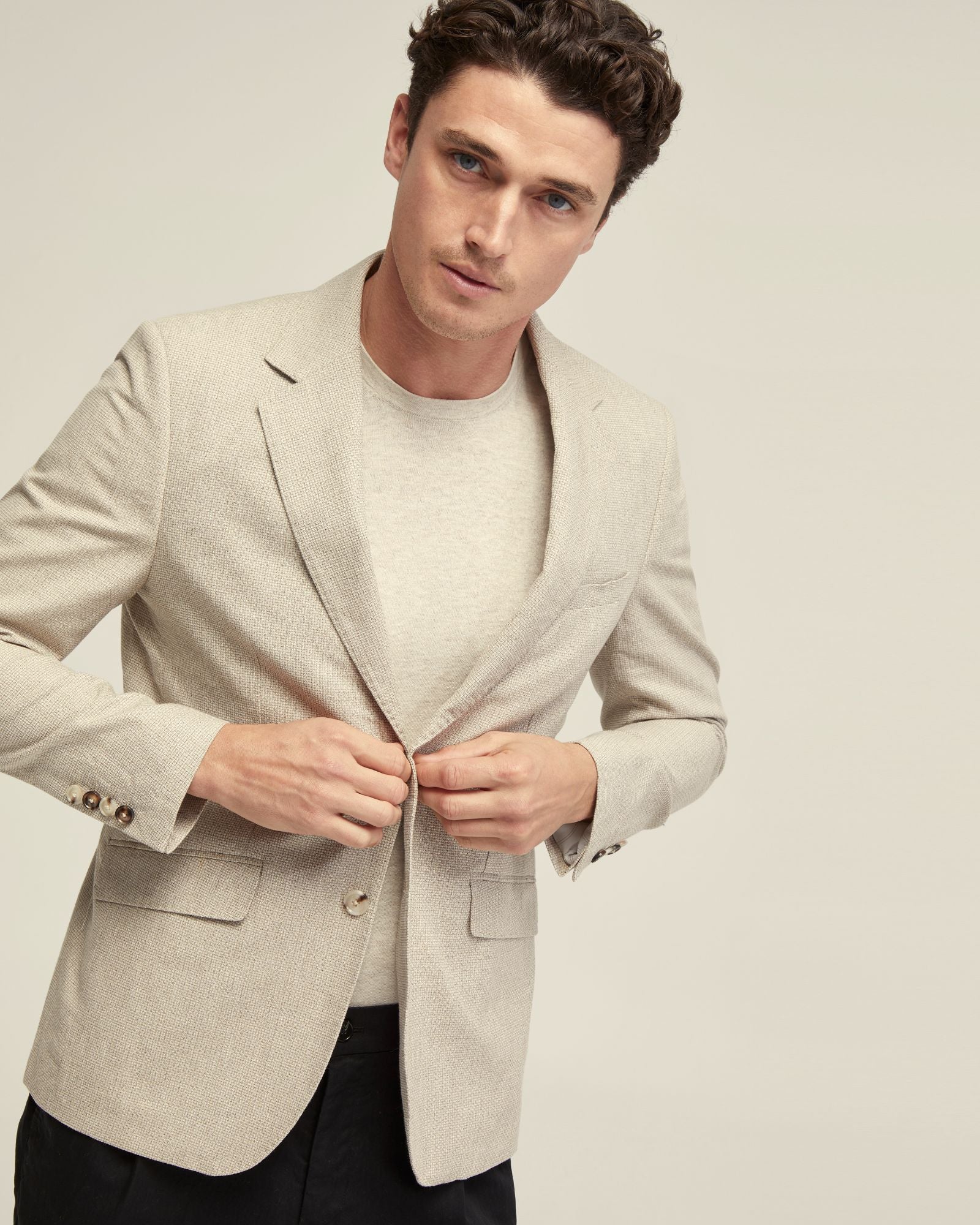 Blake Linen Blend Blazer - Image 10