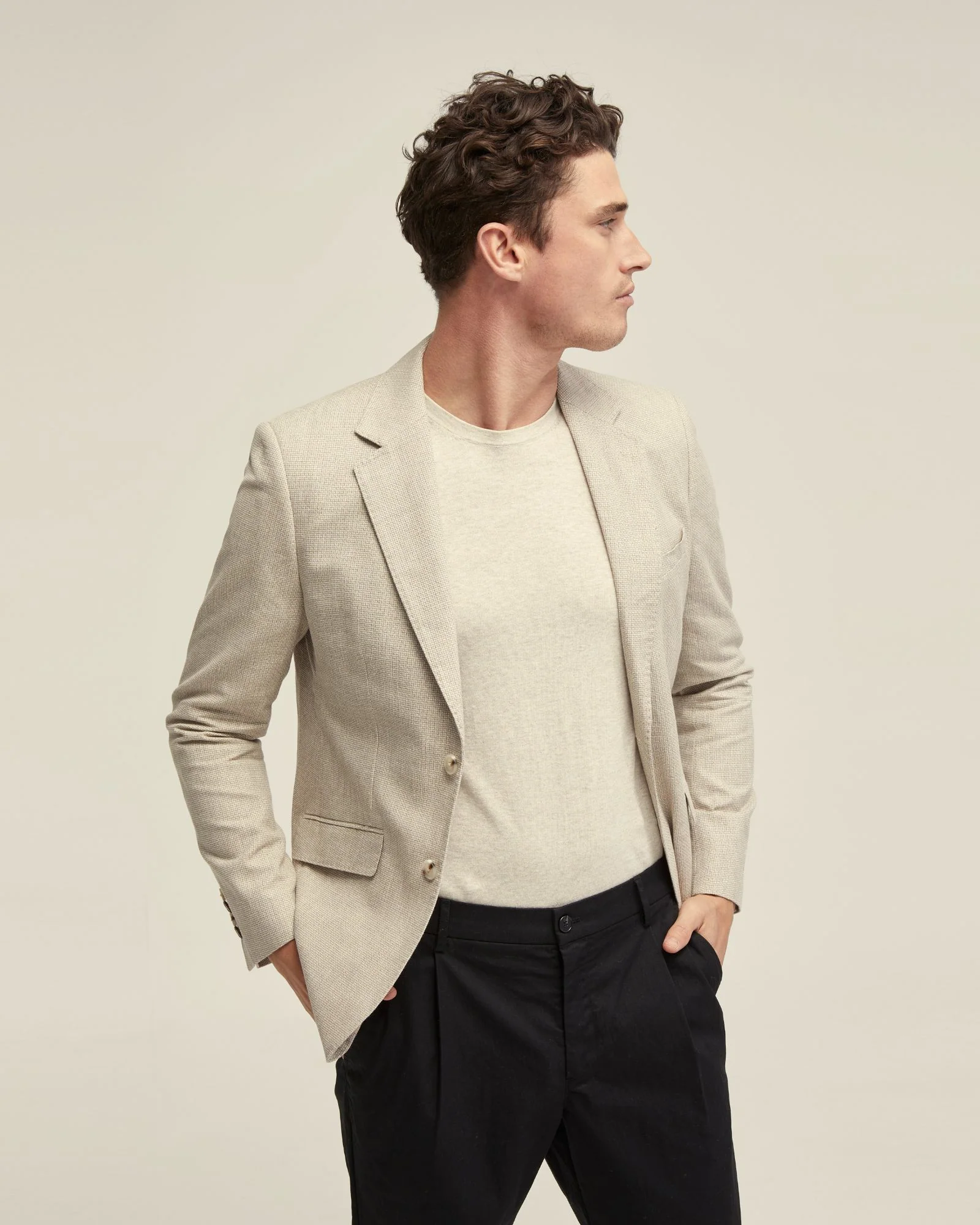 Blake Linen Blend Blazer - Image 8