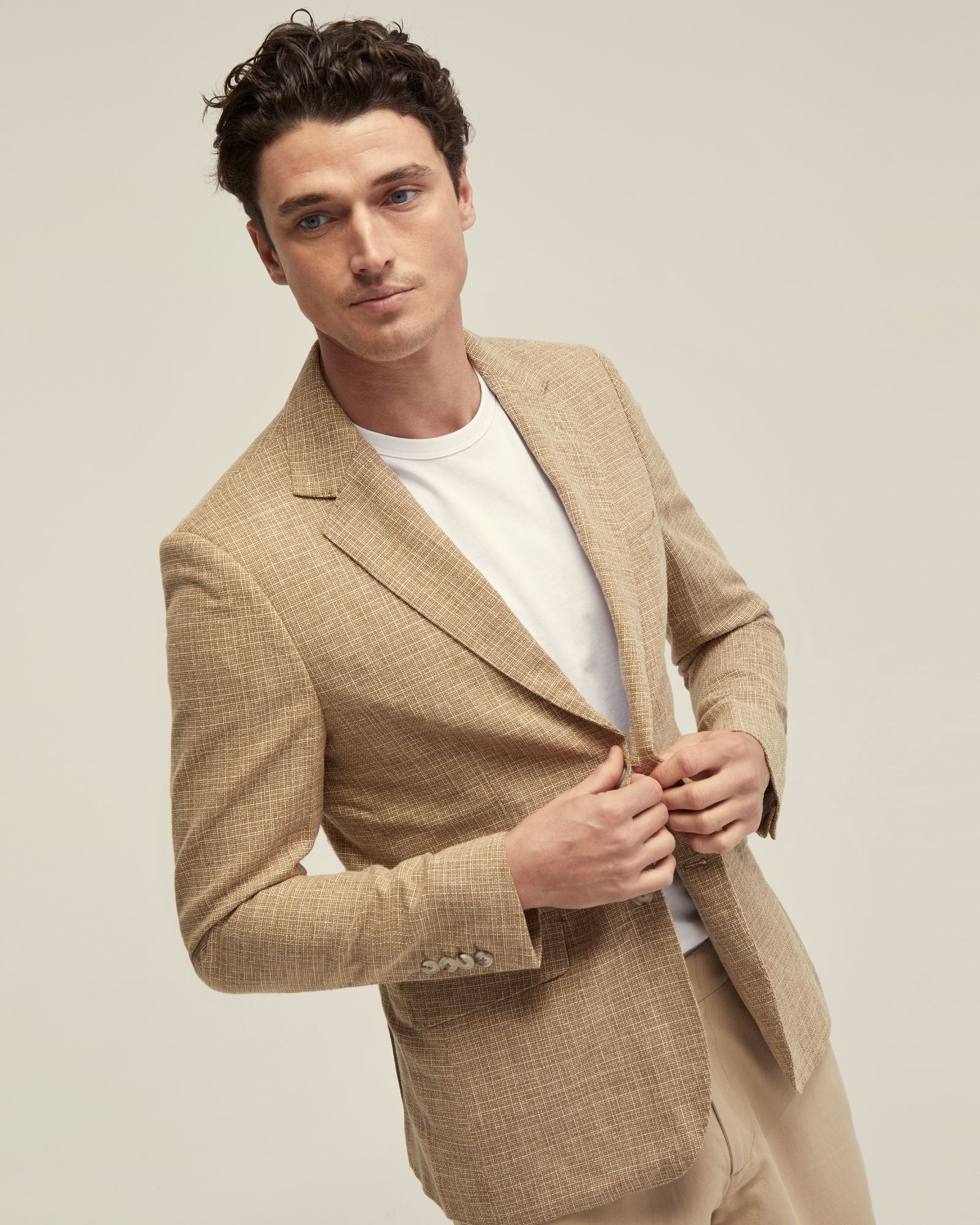 Blake Linen Blend Blazer - Image 10