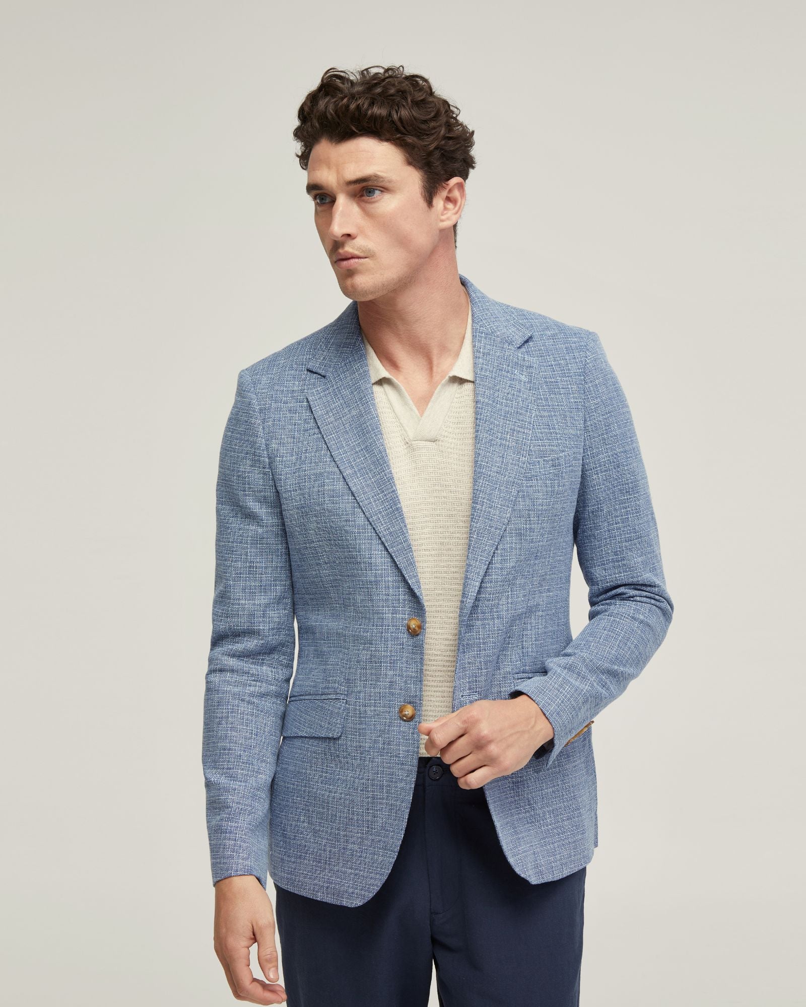 Blake Linen Blend Blazer - Image 5