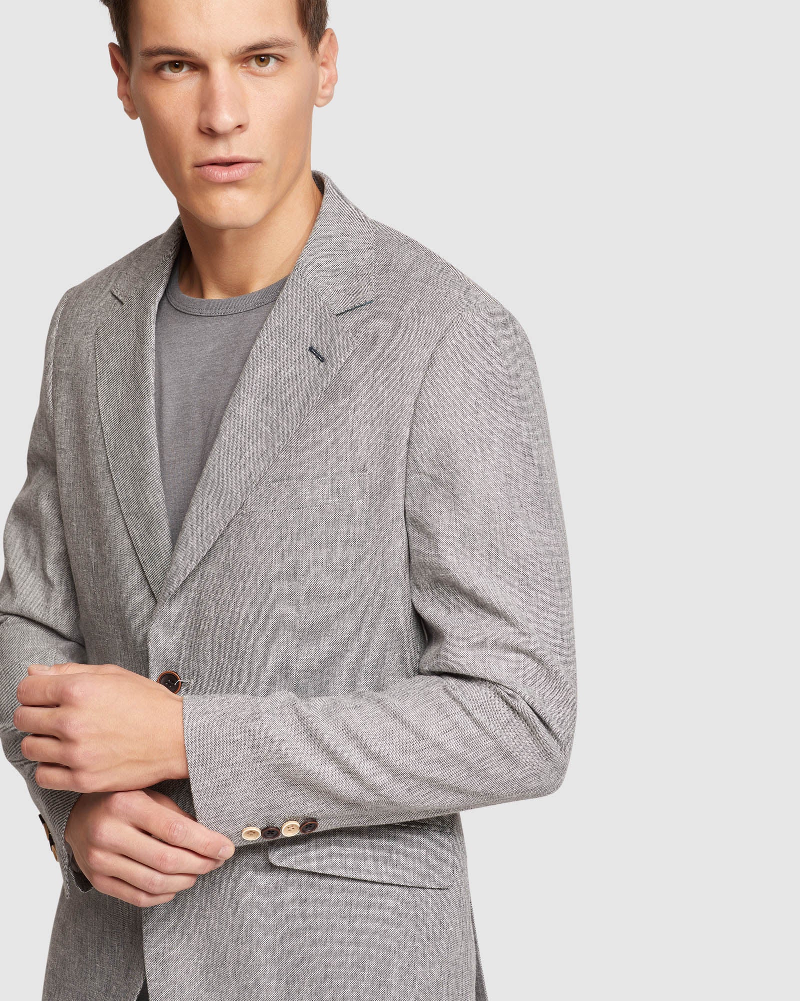 Blake Linen Cotton Blazer - Image 10