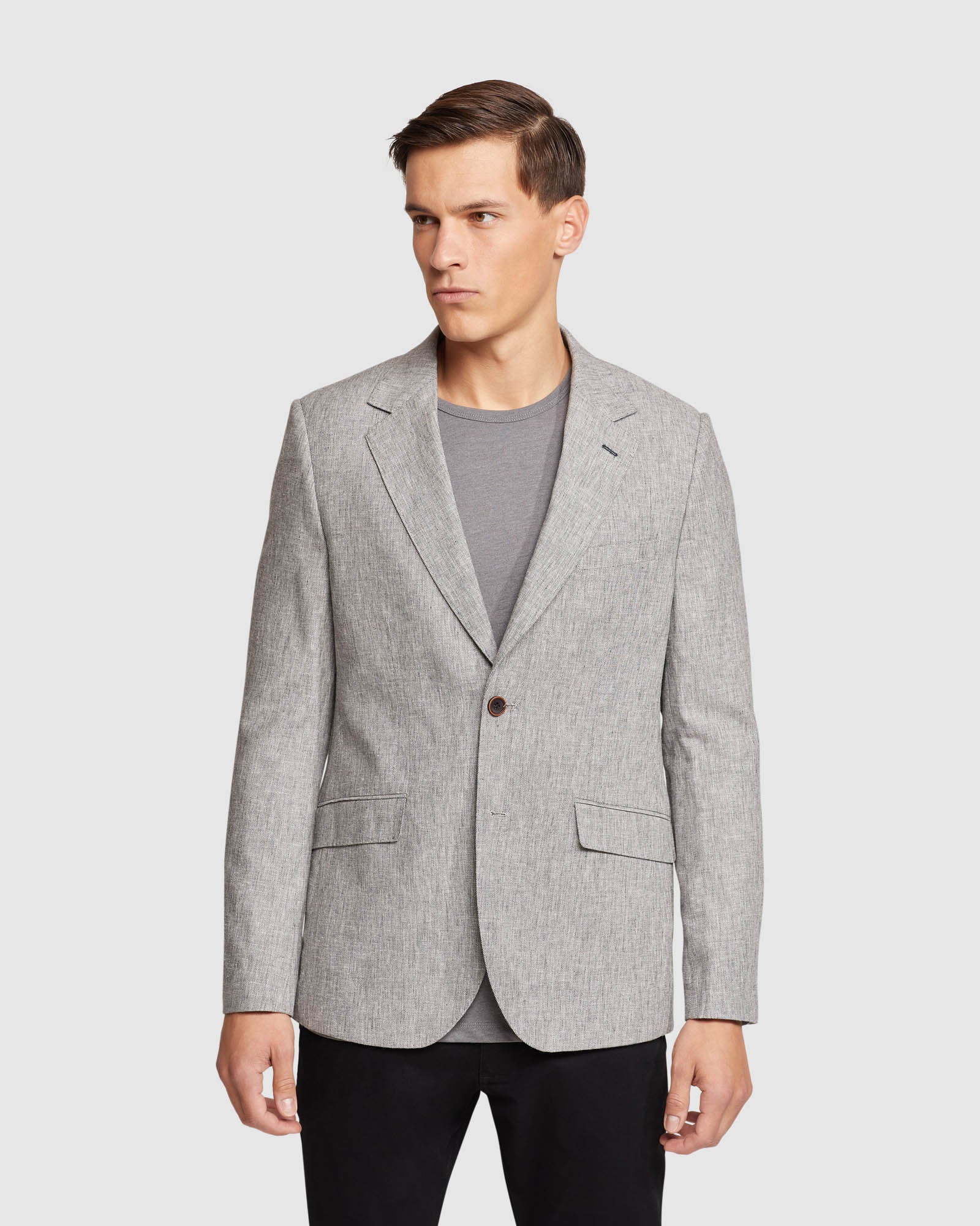Blake Linen Cotton Blazer - Image 11