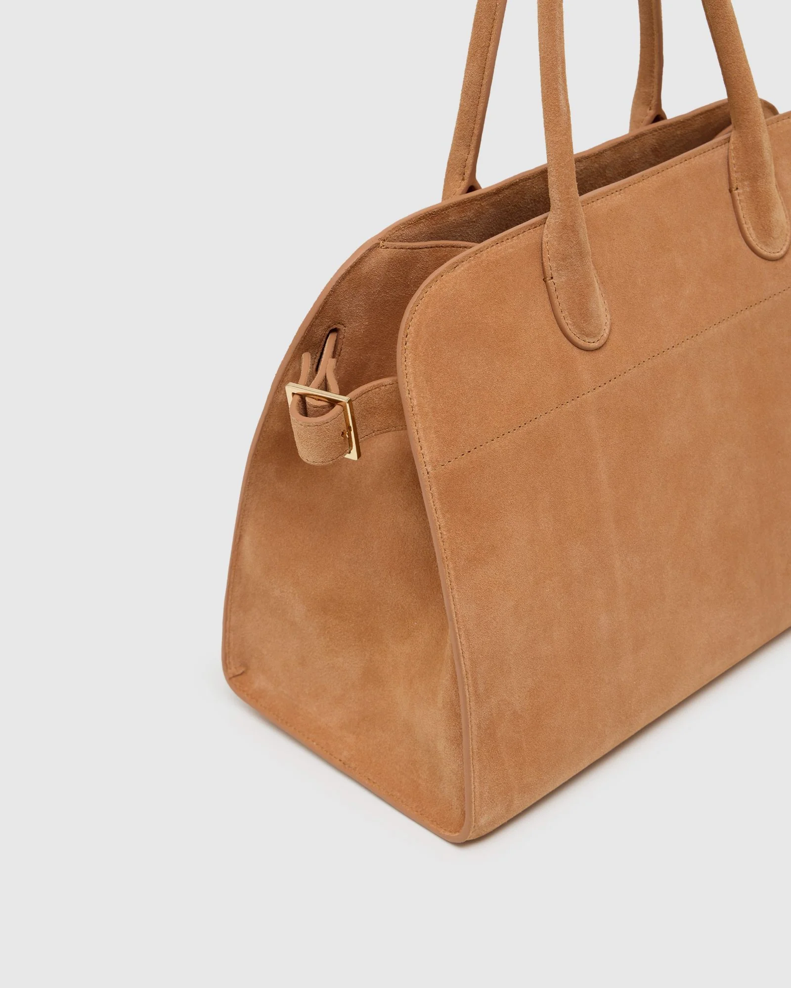 Bridget Top Handle Suede Bag - Image 4