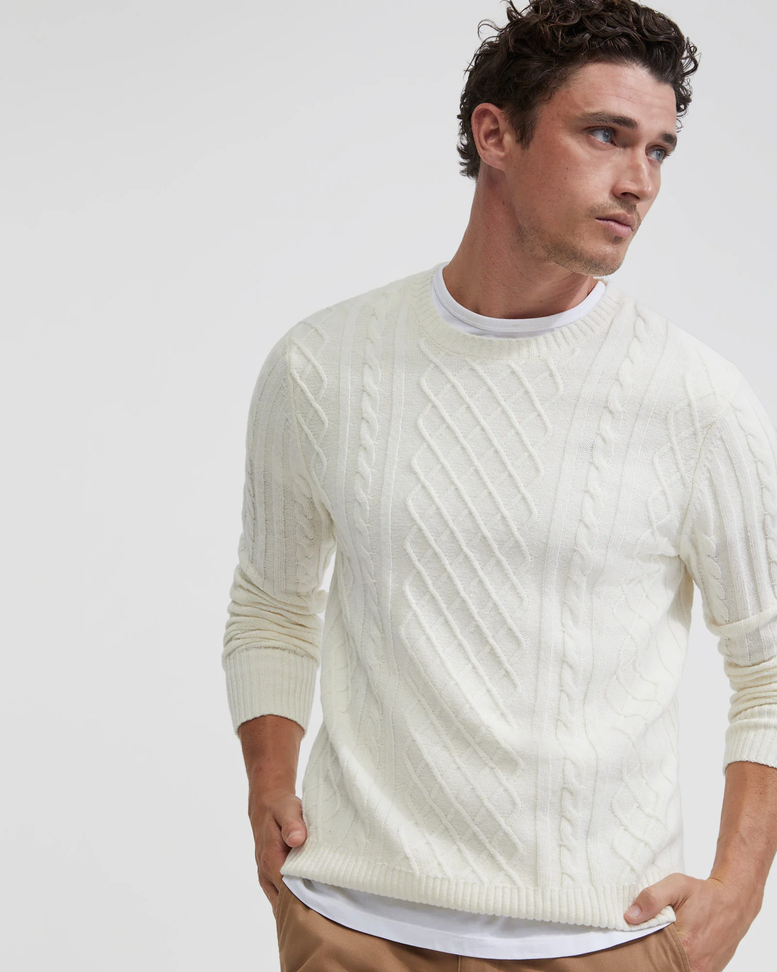 Bruno Wool Rich Cable Knit - Image 7