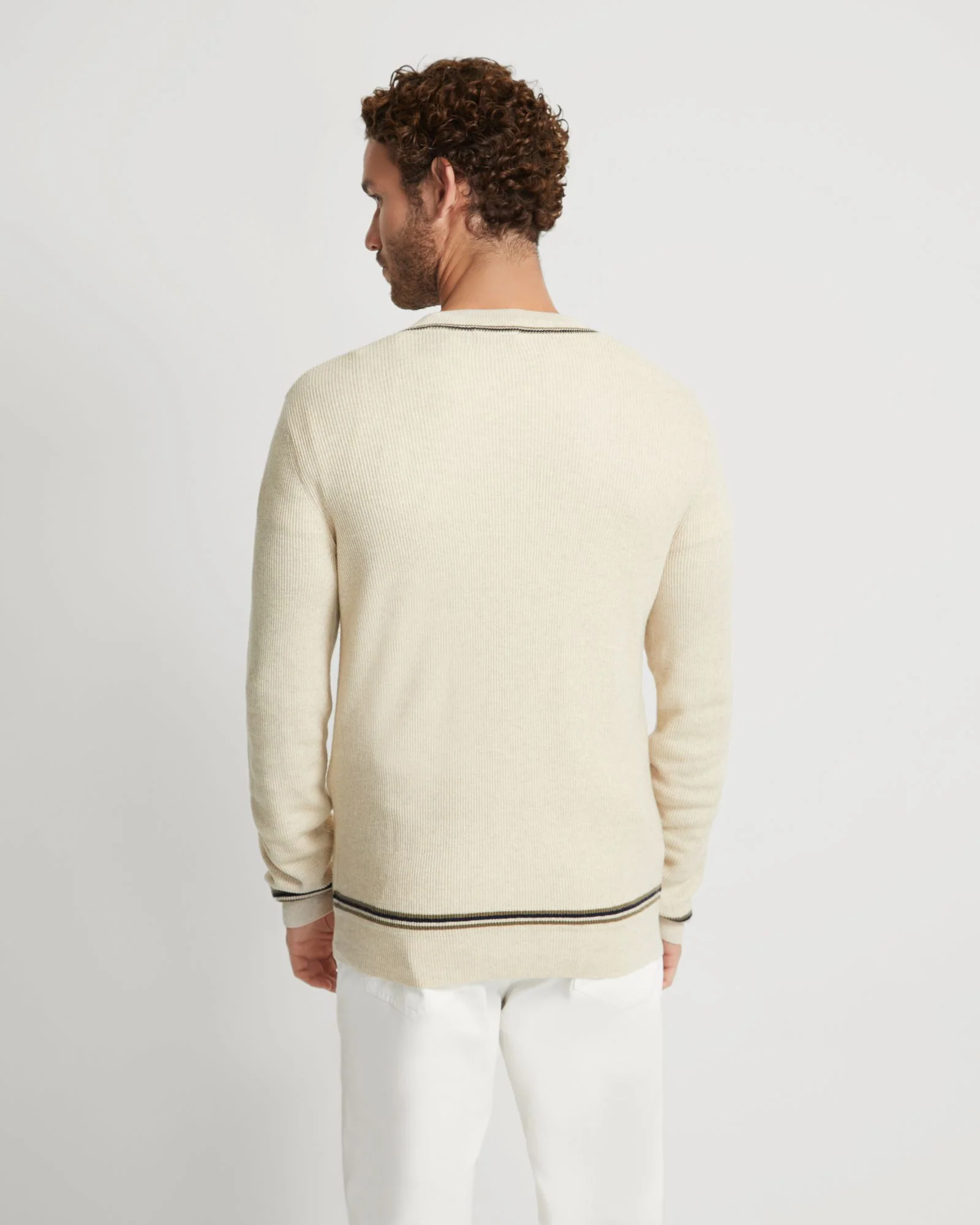 Bruno Cashmere Blend V-Neck Top - Image 9