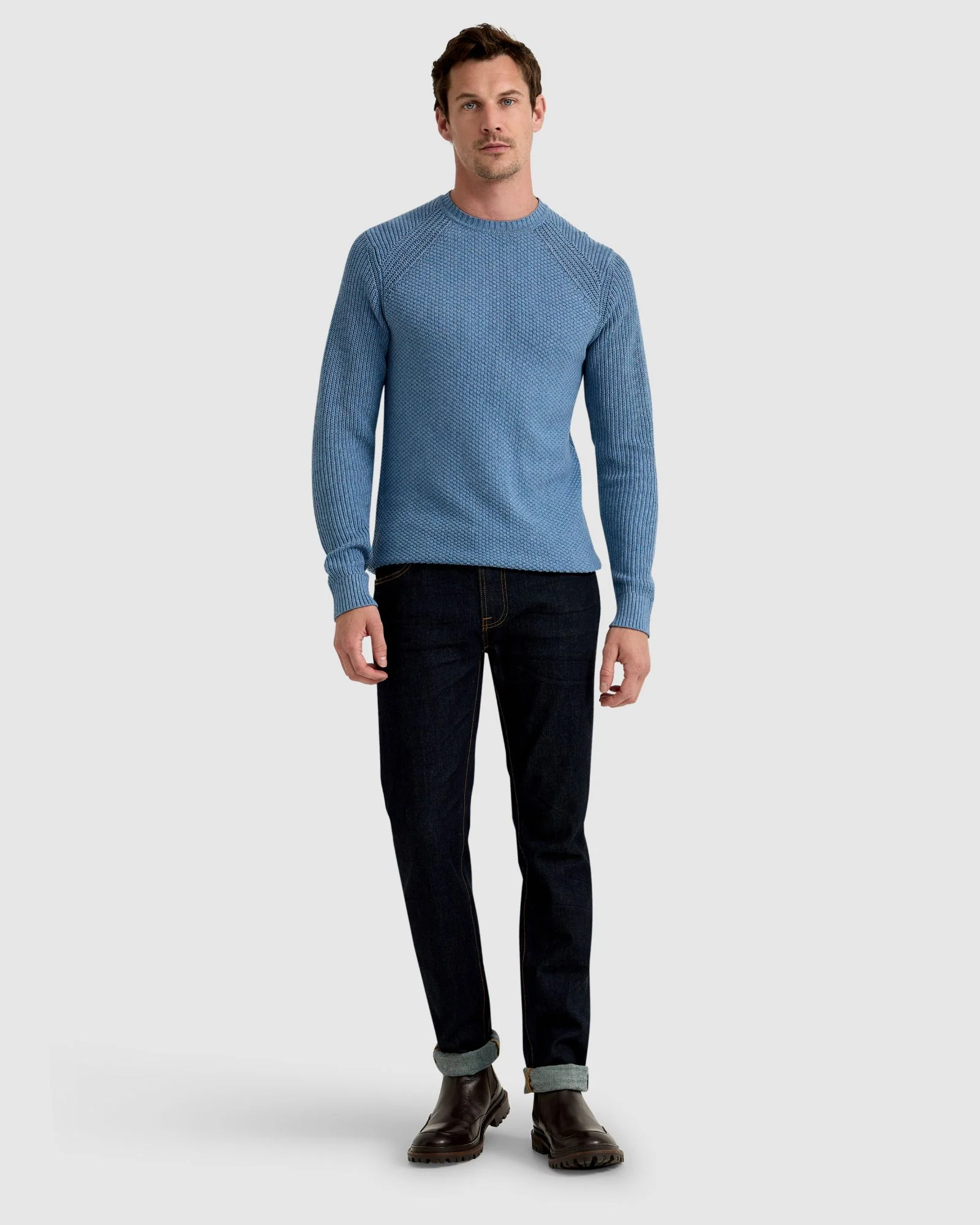 Bruno Cotton Crew Neck Pullover