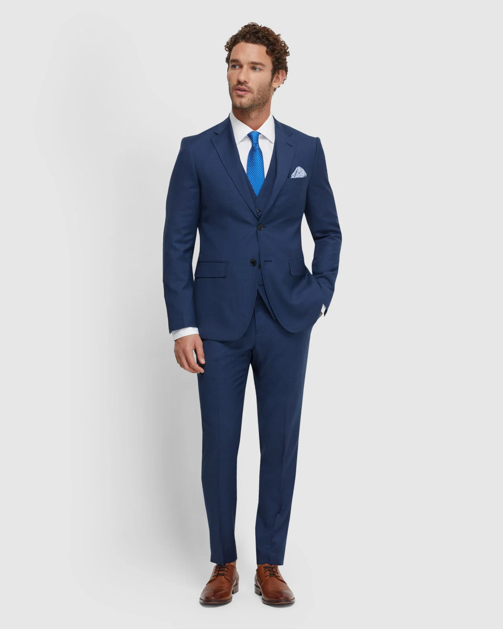 Bryon Wool Suit Trousers - Image 7