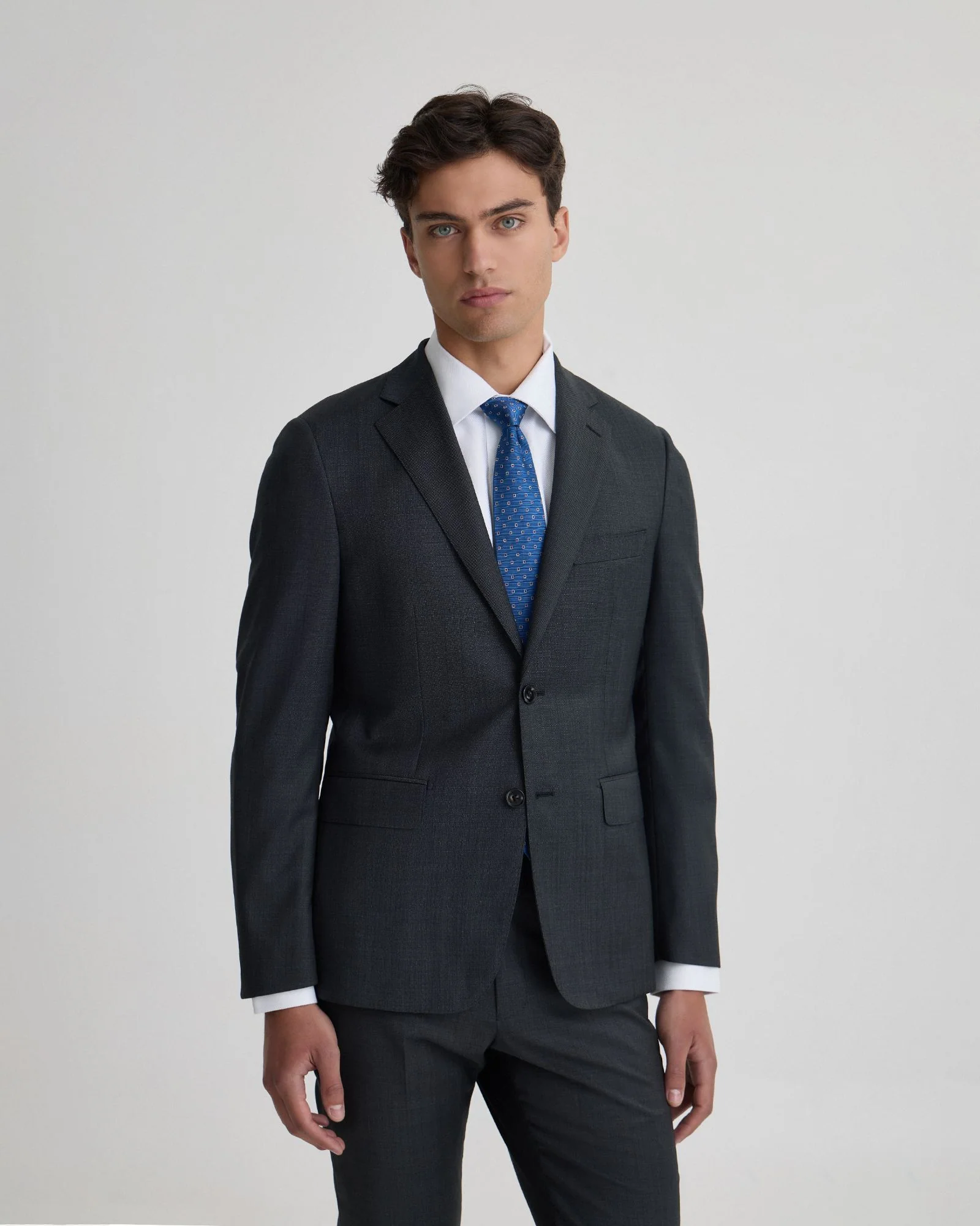 Byron 1/2 Canvas Wool Suit Jacket - Image 5