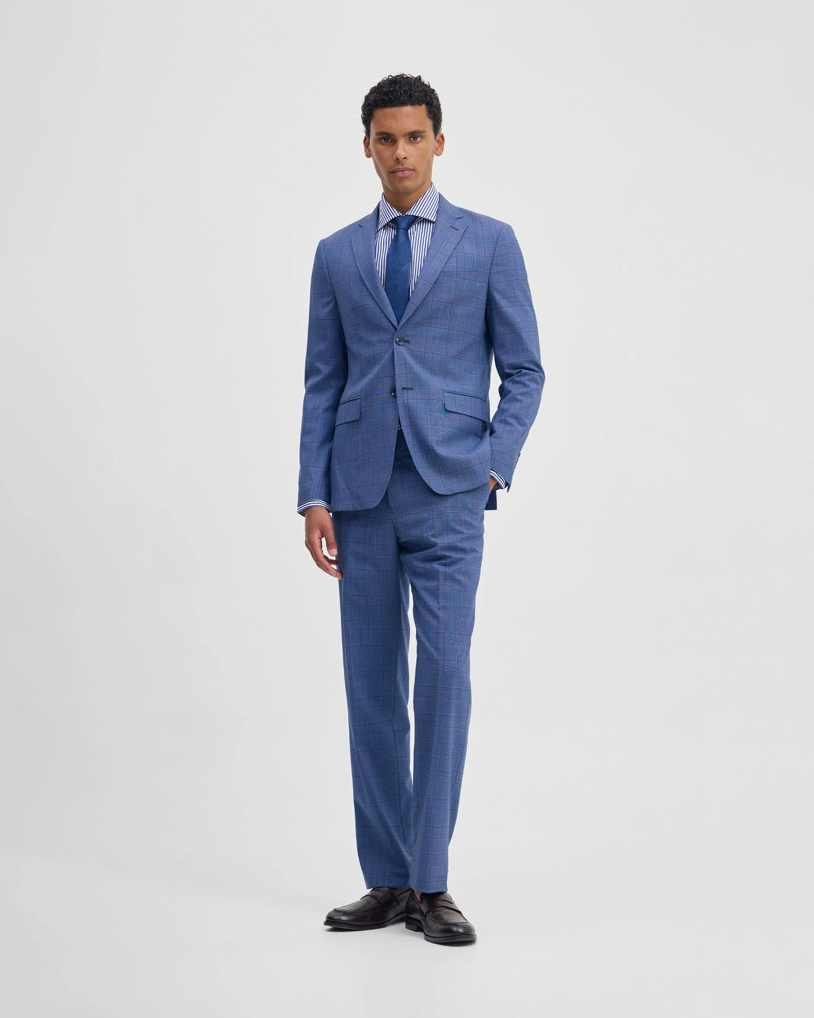 Byron Checked Suit Jacket - Image 2