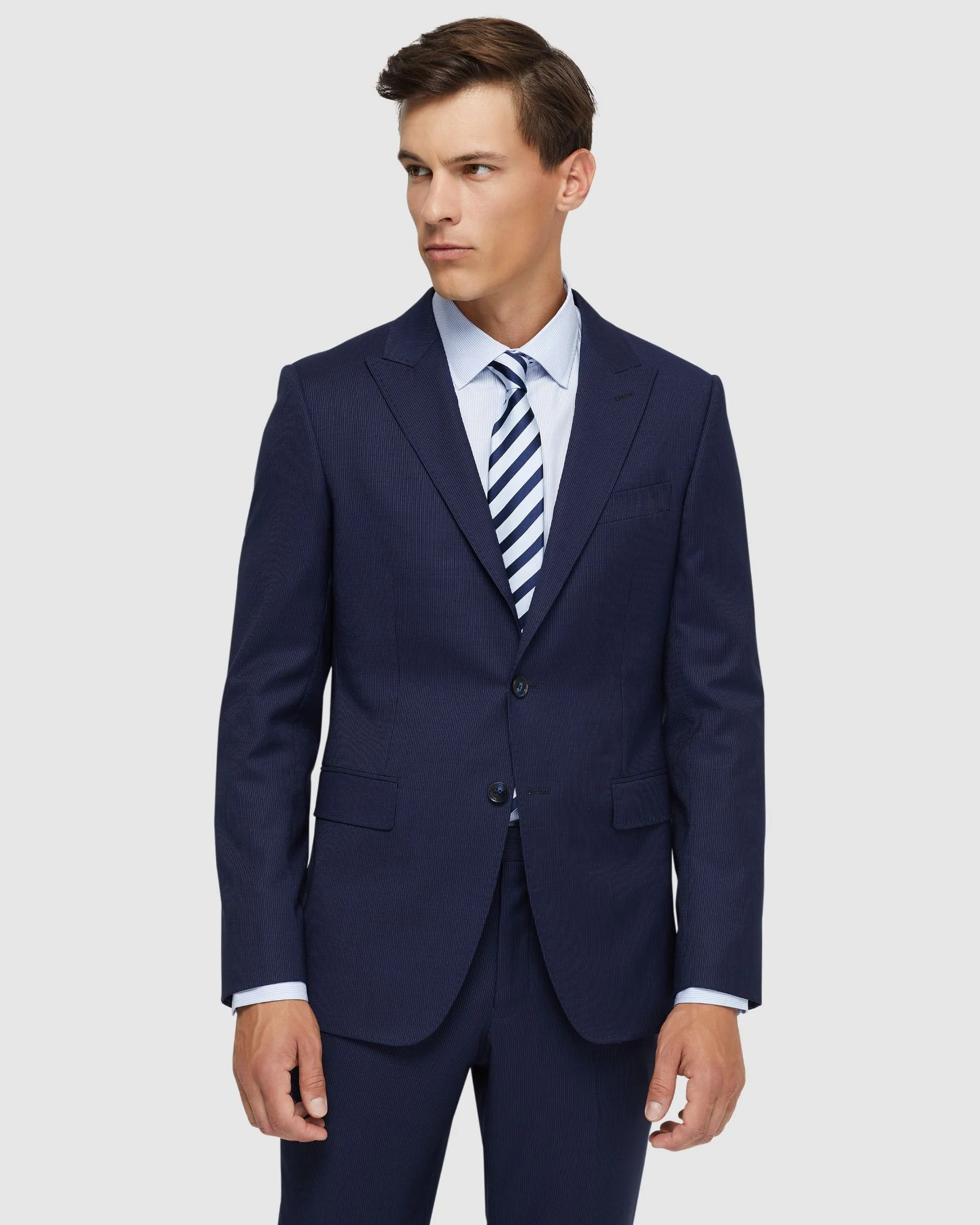 Byron Luxury Half Canvas Suit Jacket - Image 5