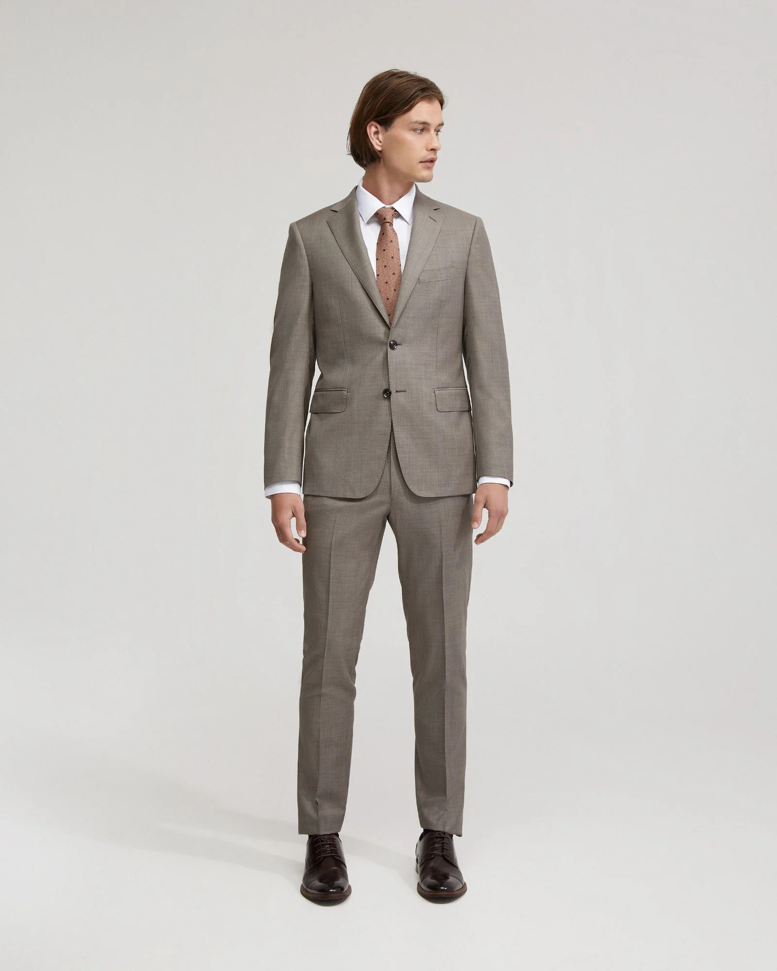 Byron Luxury Half Cnvs Wool Suit Jacket
