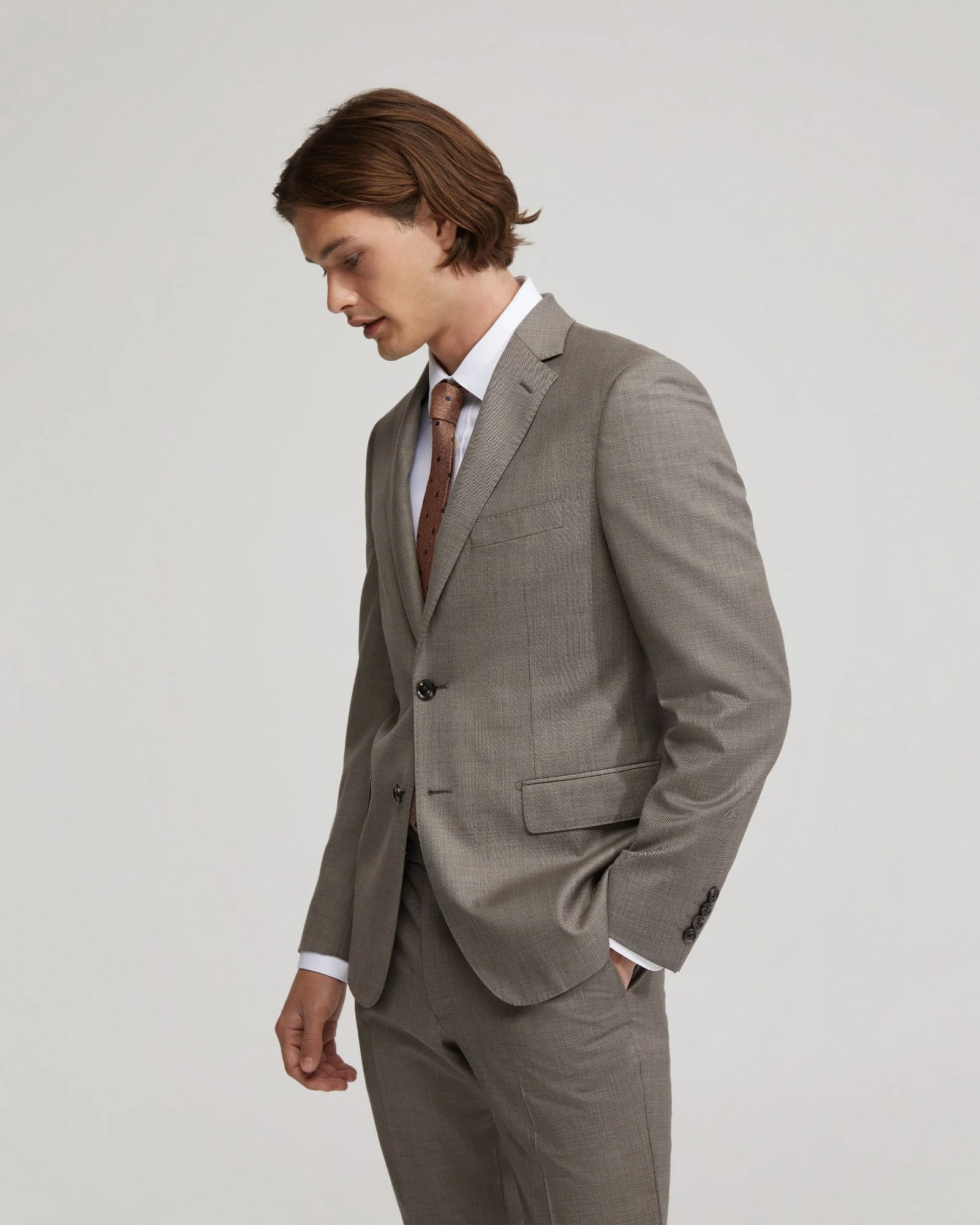Byron Luxury Half Cnvs Wool Suit Jacket - Image 2