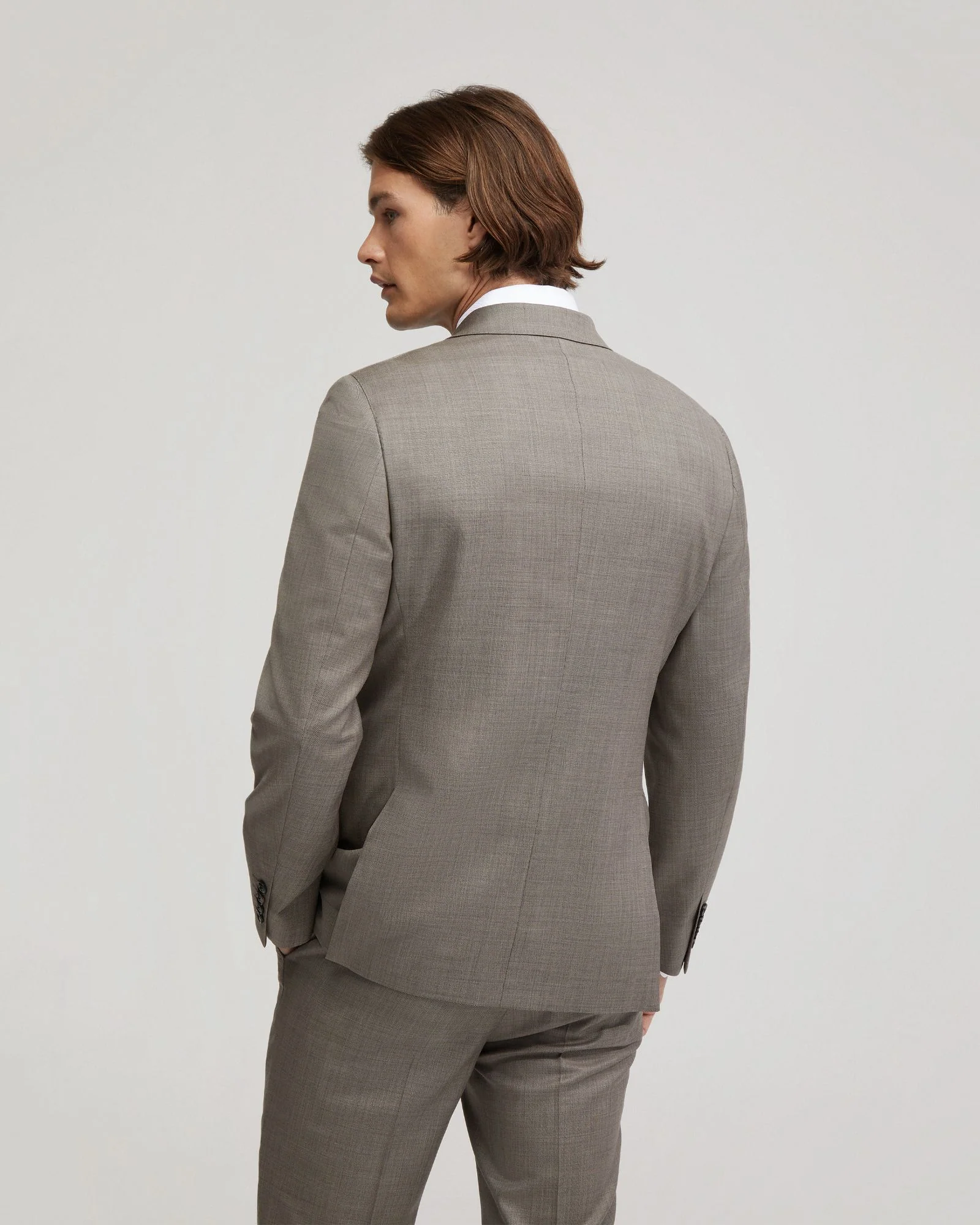 Byron Luxury Half Cnvs Wool Suit Jacket - Image 3