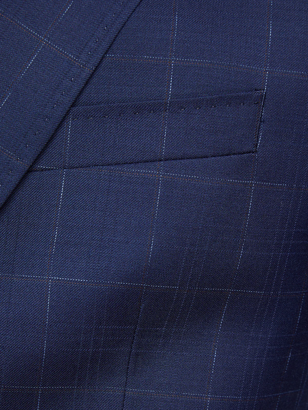 Byron Wool Stretch Checked Jacket - Image 5