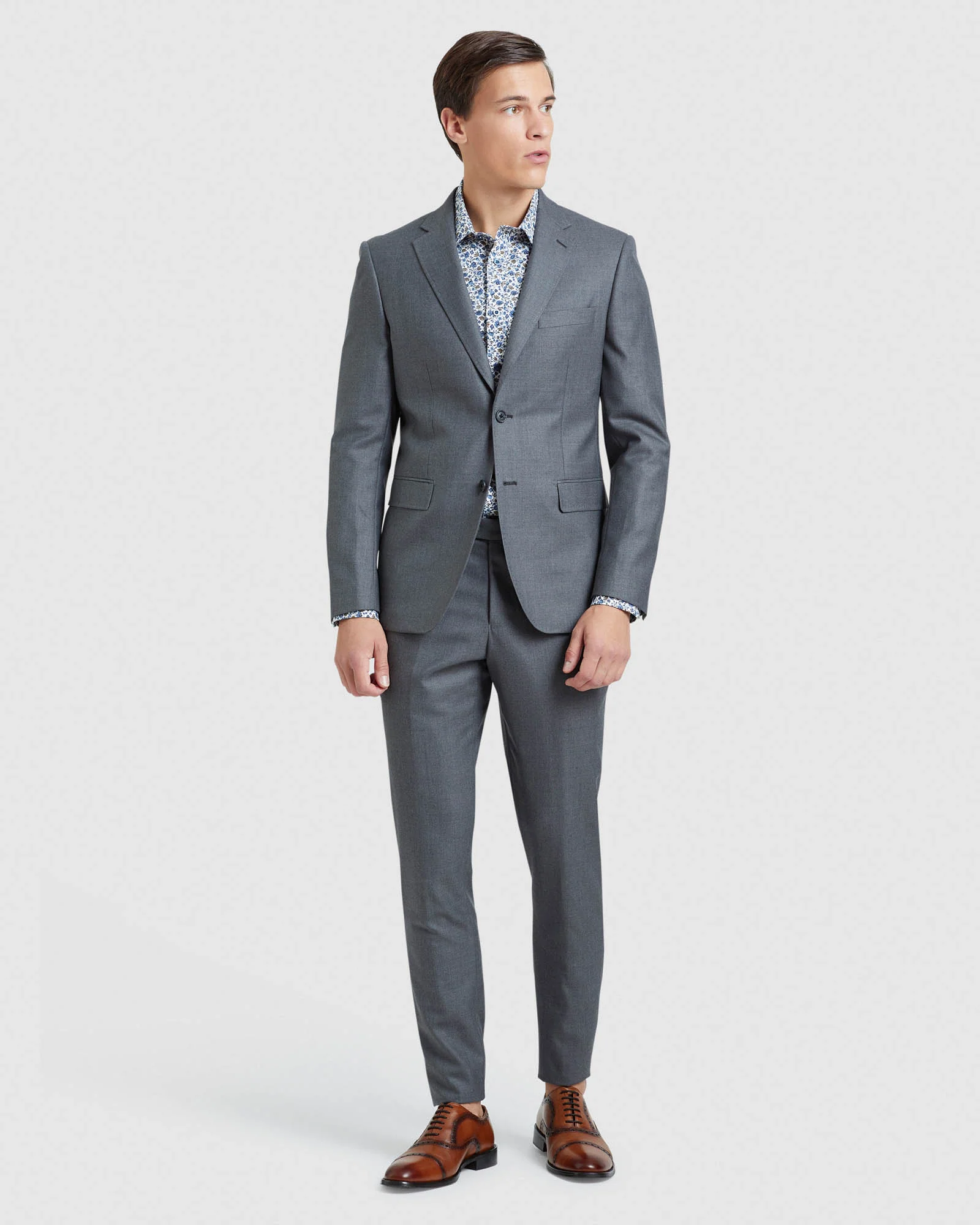 Byron Wool Stretch Suit Trousers - Image 5