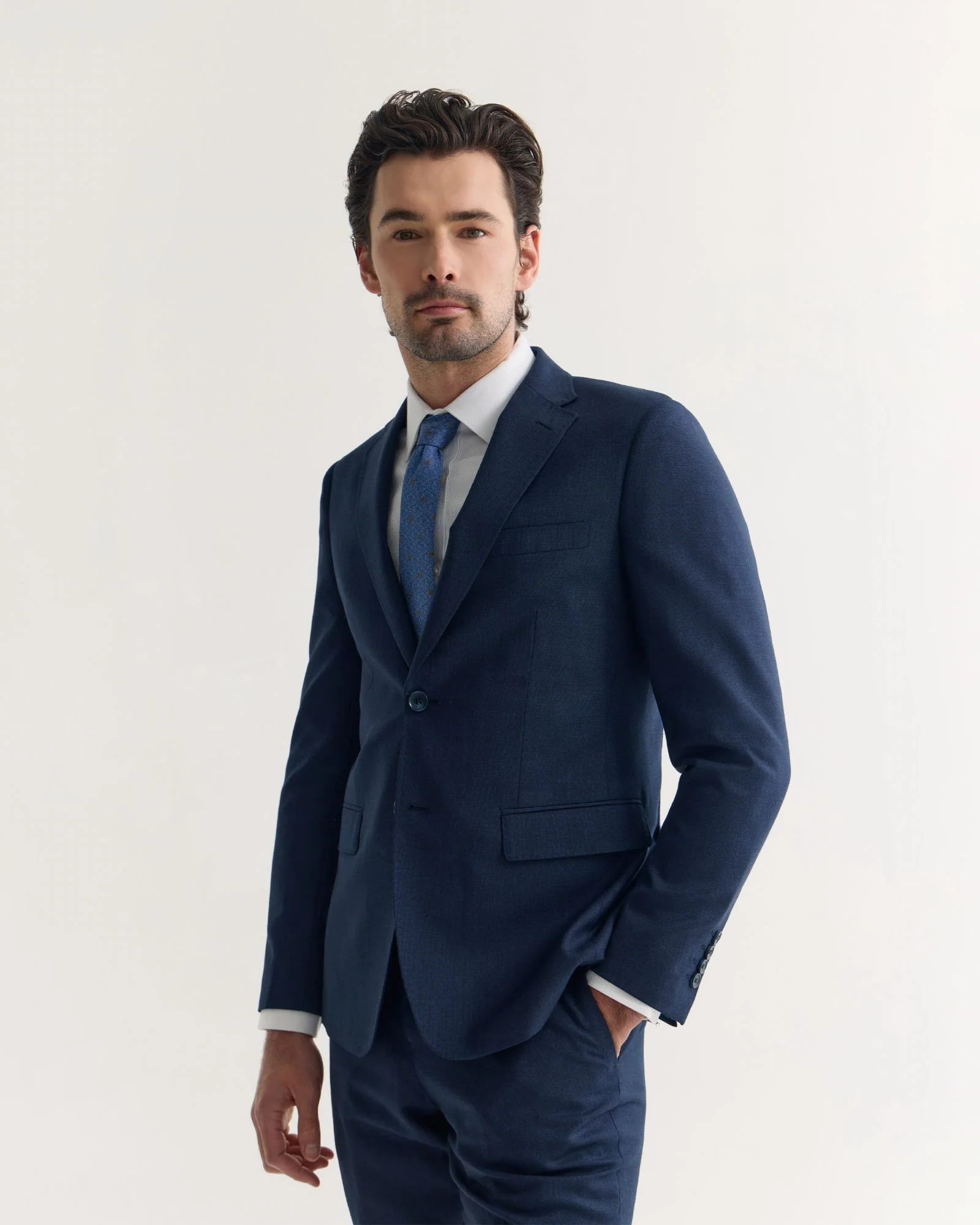 Byron Wool Suit Jacket - Image 2