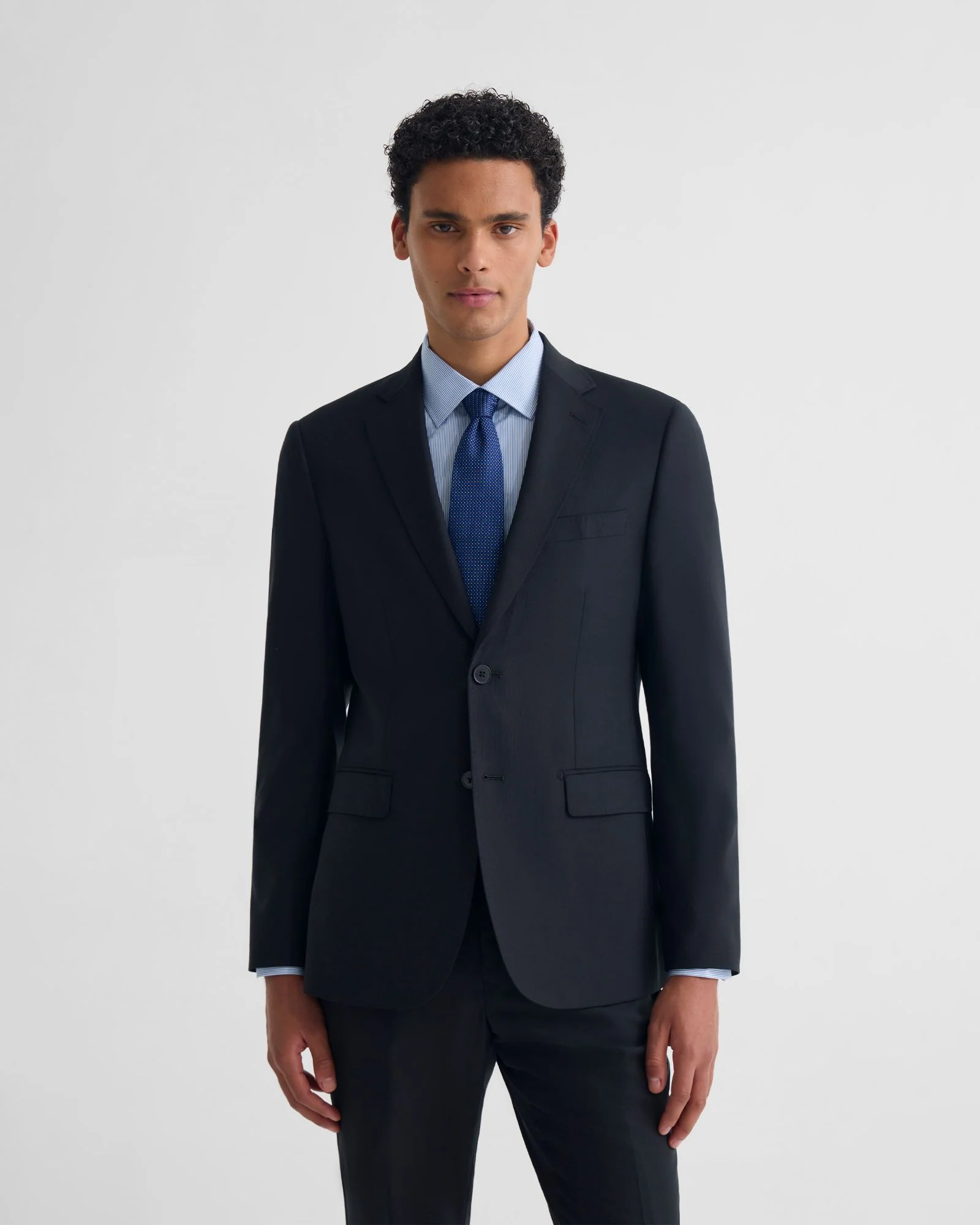 Byron Comfort Line Wool Suit Jacket - Image 13