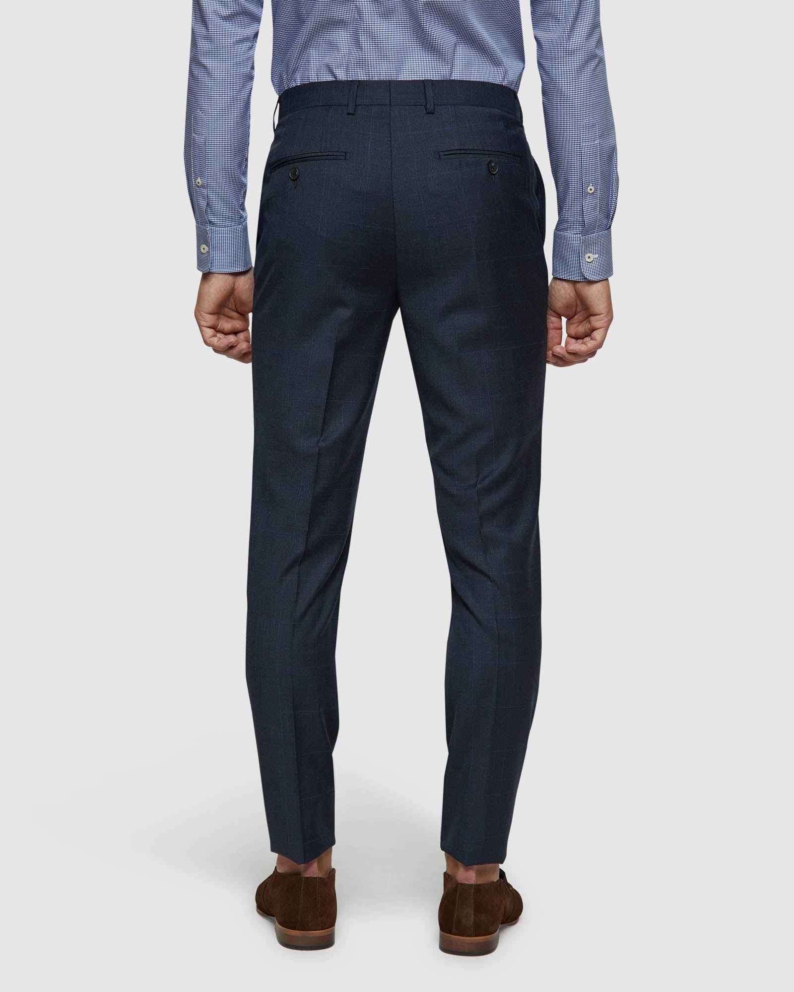 Byron Wool Suit Trousers - Image 3