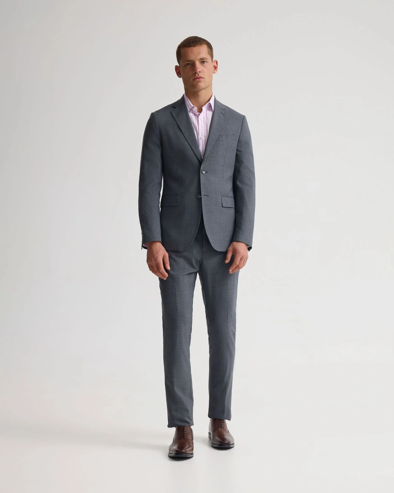 Byron Wool Suit Trousers - Image 5