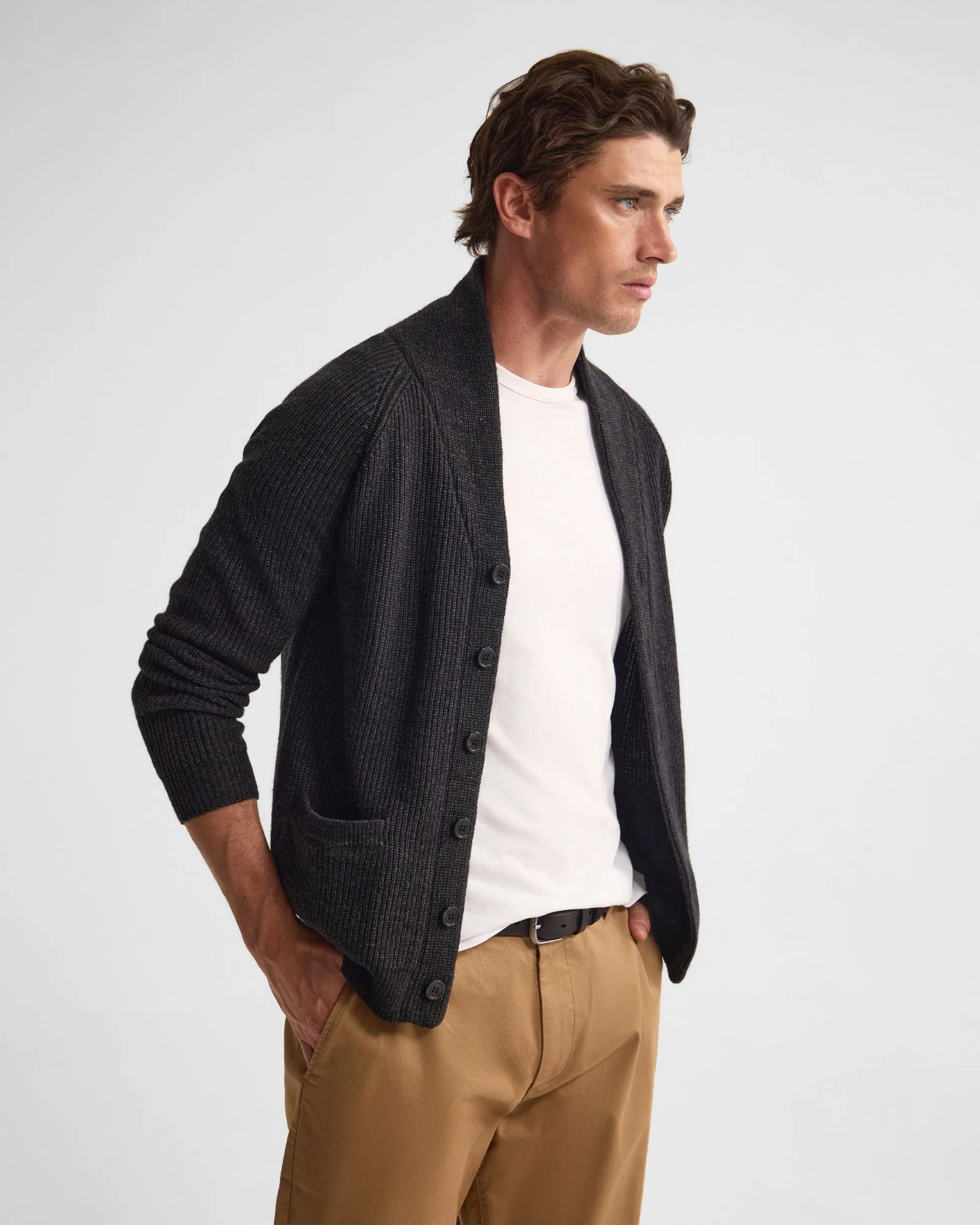 Caleb Wool Cardigan - Image 2
