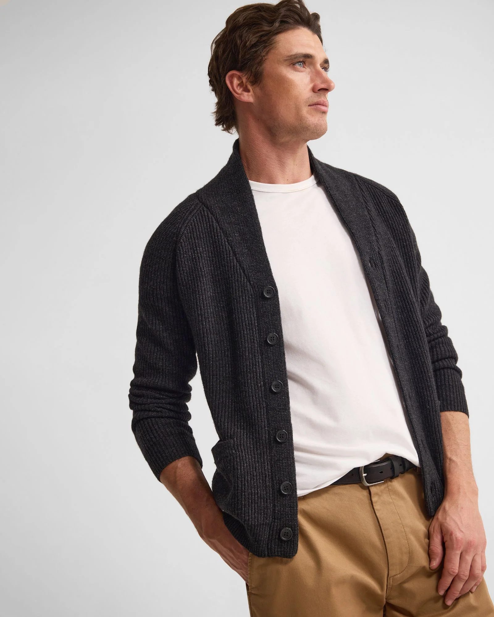 Caleb Wool Cardigan - Image 4