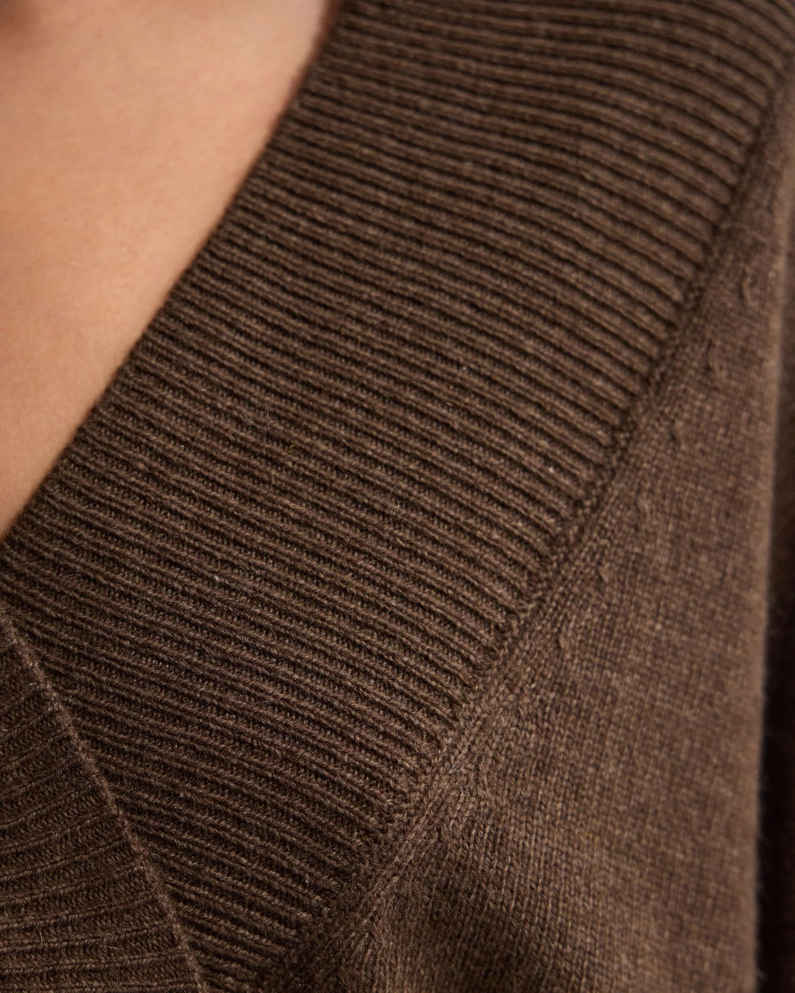 Camille V-Neck Wool Blend Knit - Image 7