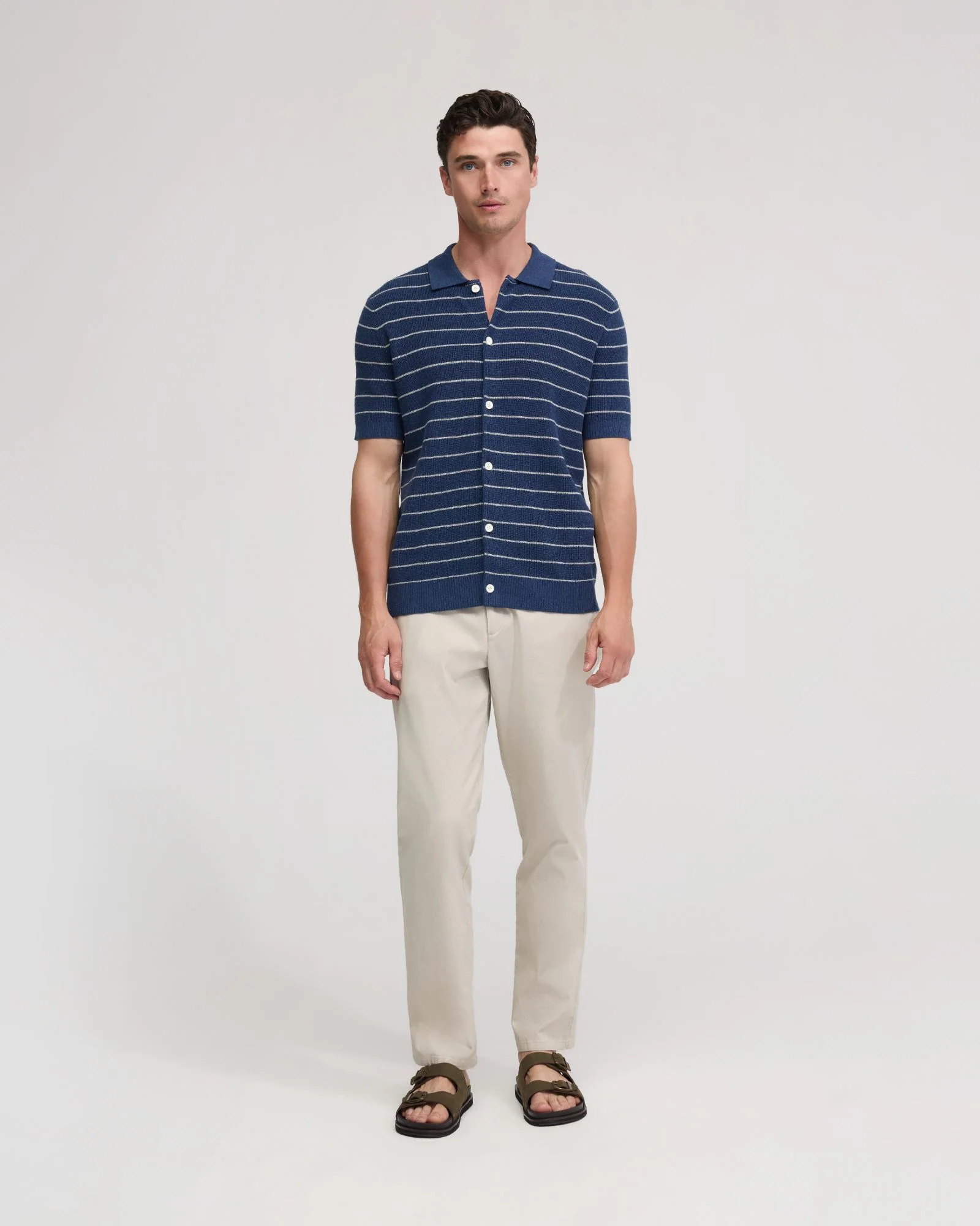 Carlos Stripe Knitted Shirt - Image 8
